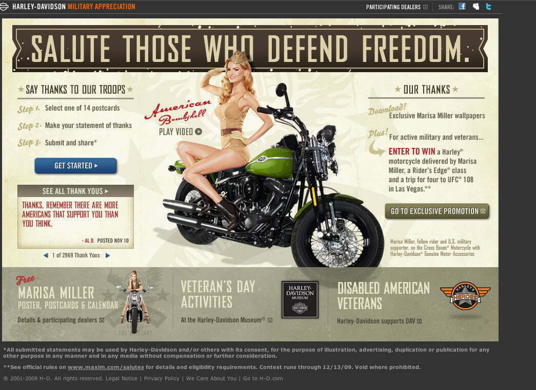 1045x762 Salute the troops. Hot Bike Magazine