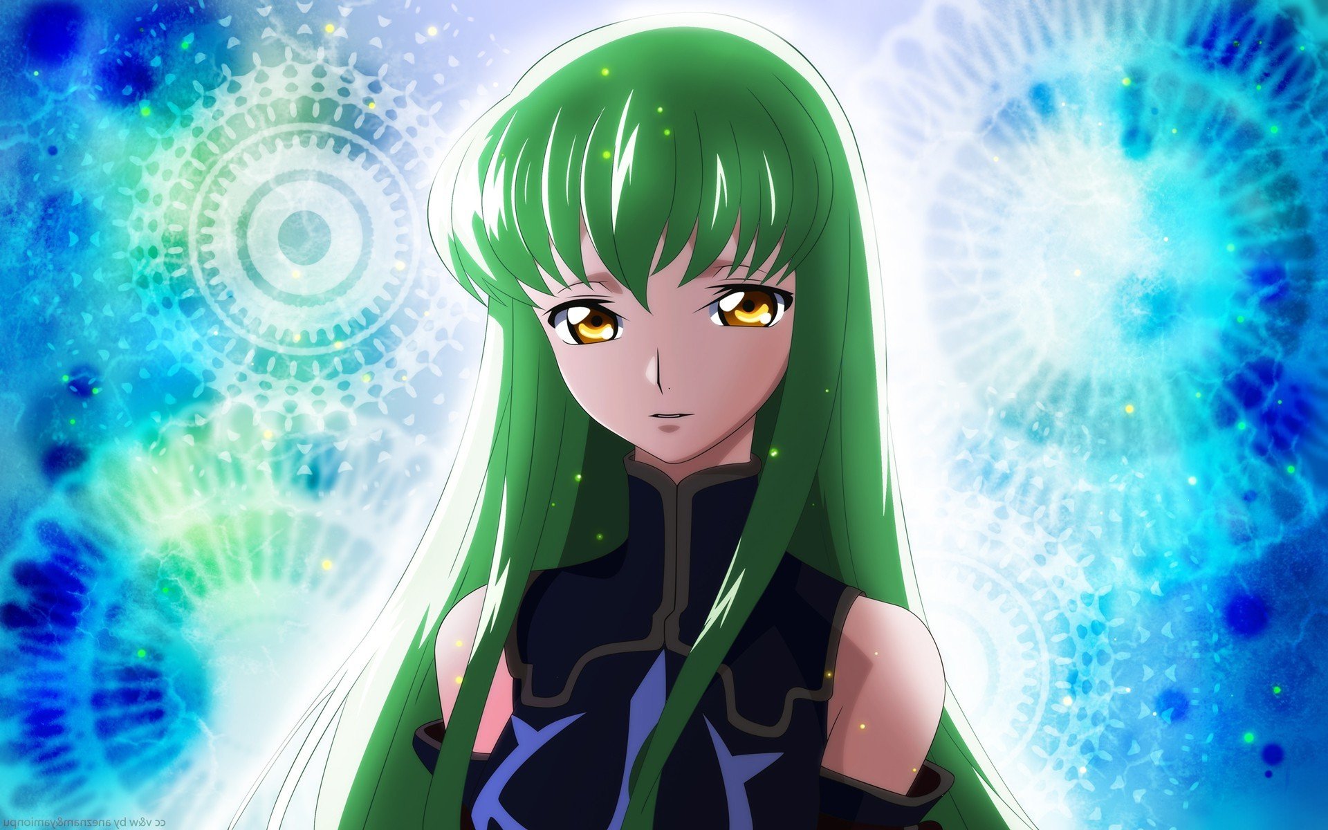 1920x1200 anime, Code Geass, Anime Girls, C.C., Green Hair Wallpaper HD / Desktop and Mobile Background