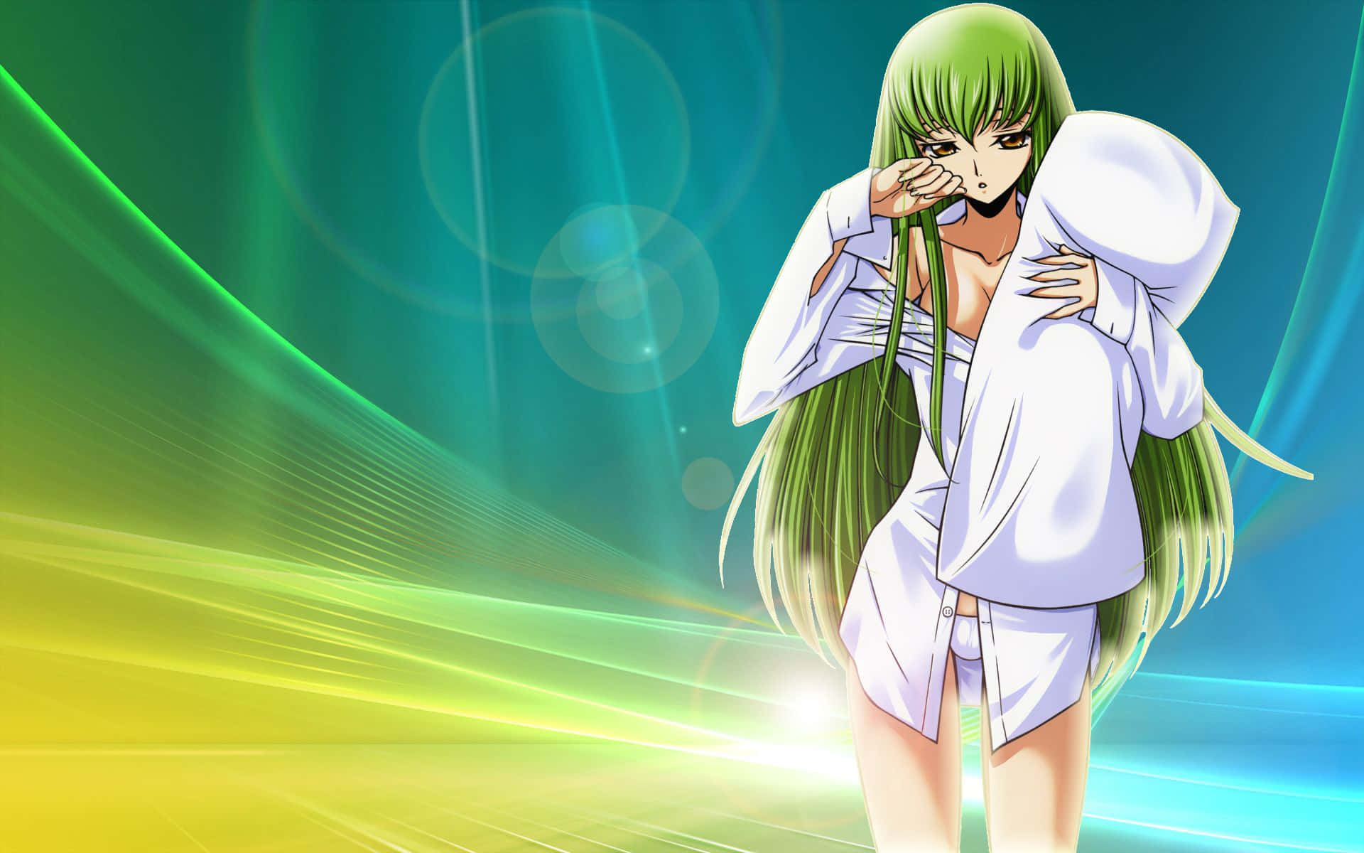 1920x1200 Download Code Geass C.C. and Enchanting Wallpaper