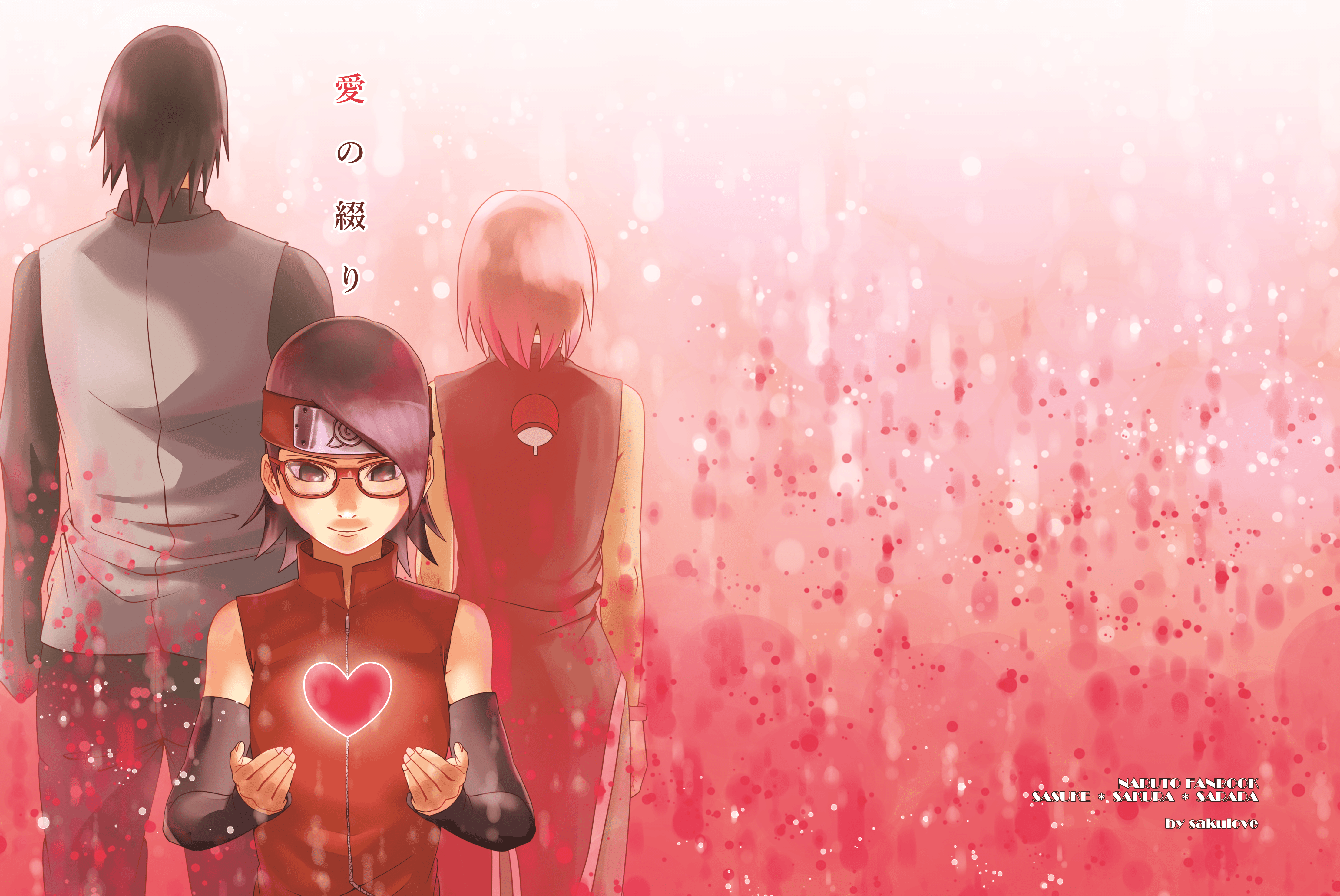 4425x2962 4425x2962 Naruto, Sakura Haruno, Sarada Uchiha, Sasuke