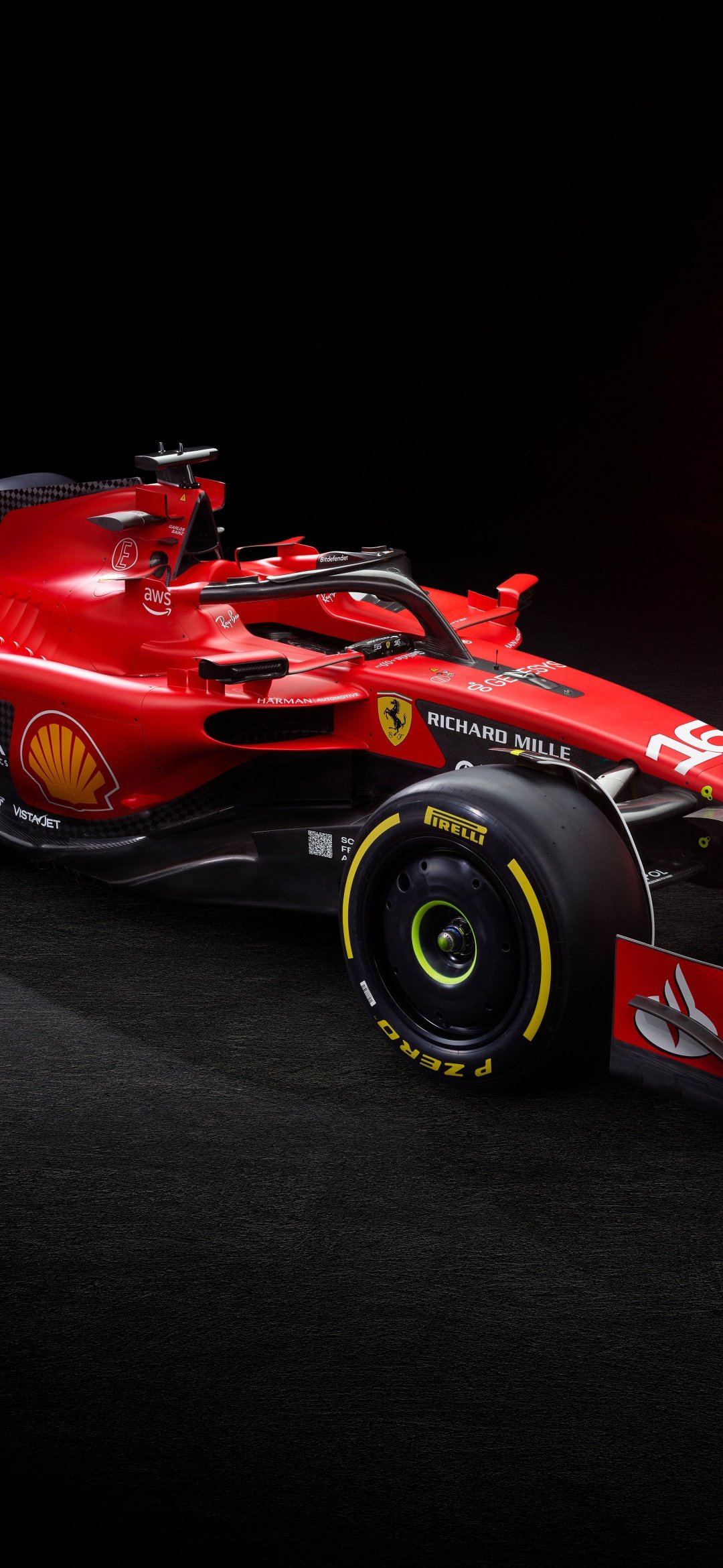 1080x2340 Ferrari SF 23 Wallpaper 4K, Formula One Cars