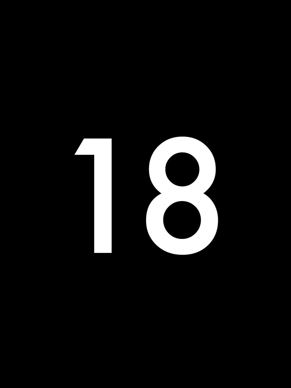 1000x1333 Number 18 Wallpaper