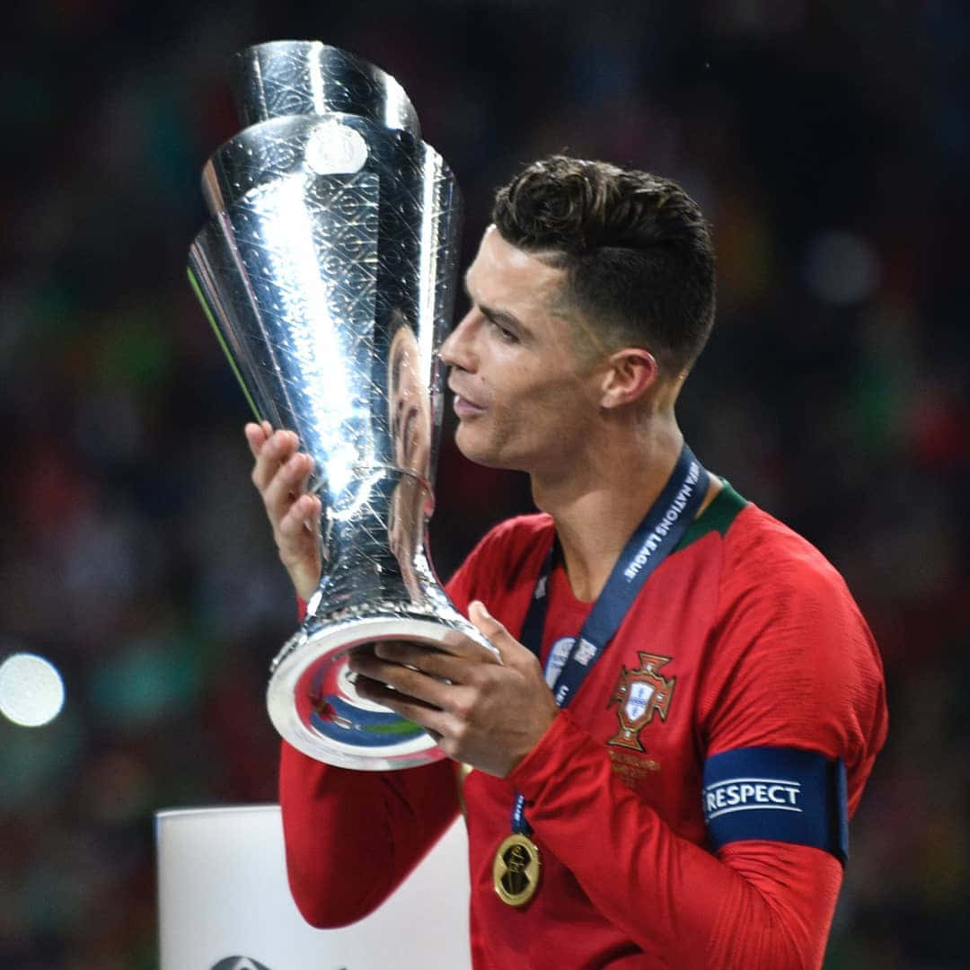 1080x1080 Download Cristiano Ronaldo in action during a football match