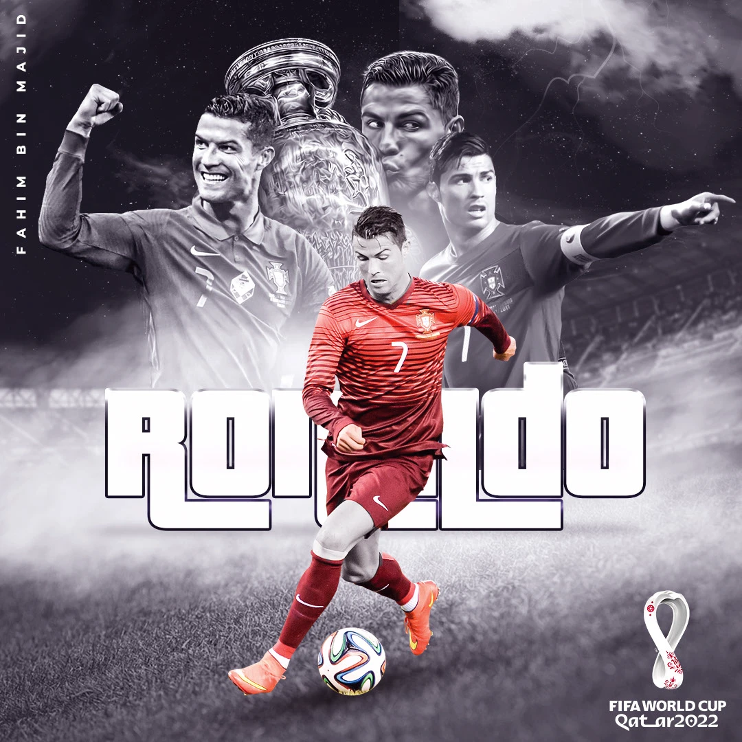1080x1080 Cristiano Ronaldo Sports Poster. Wallpaper - Behance