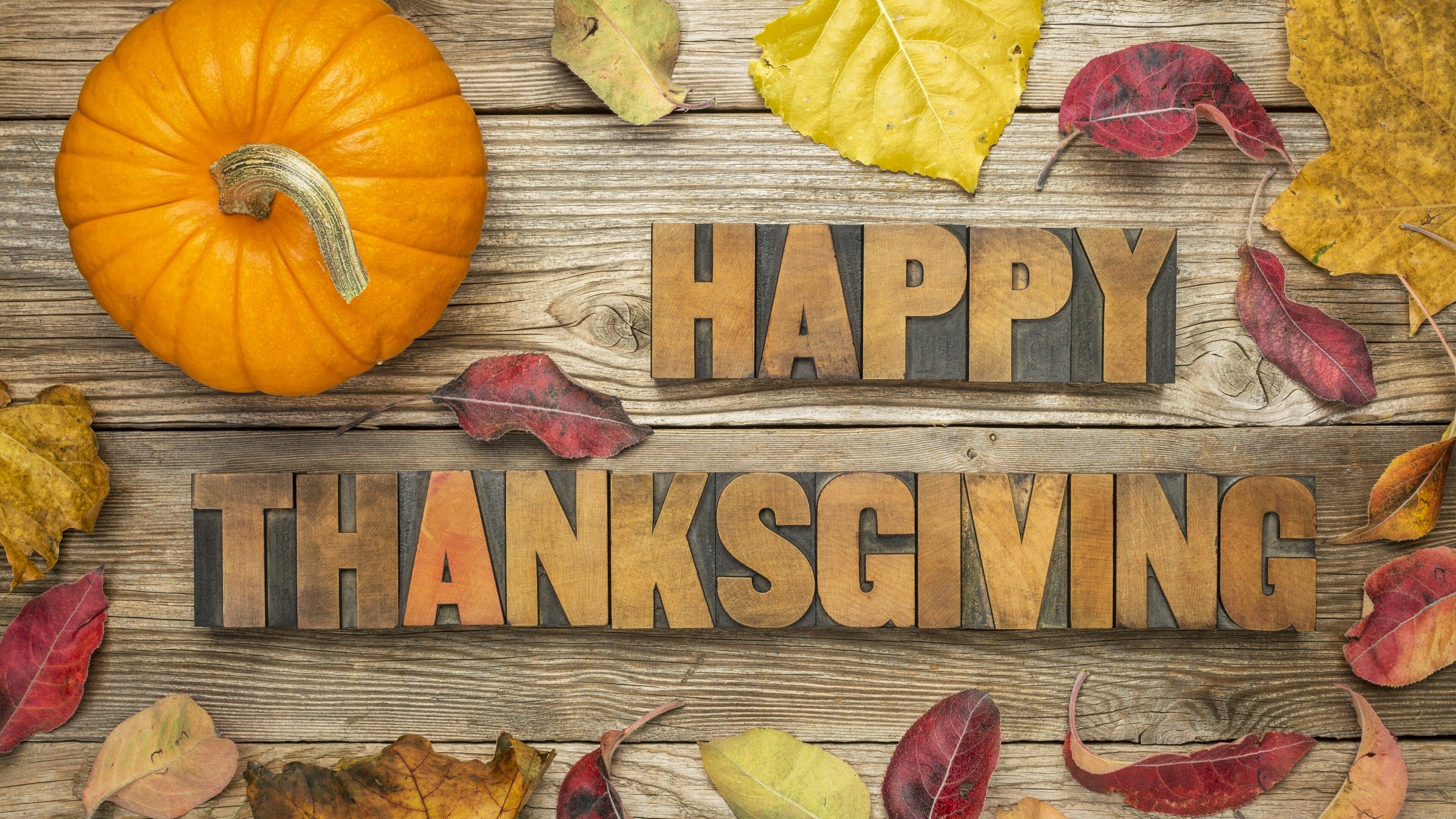 3840x2160 Thanksgiving Wallpaper
