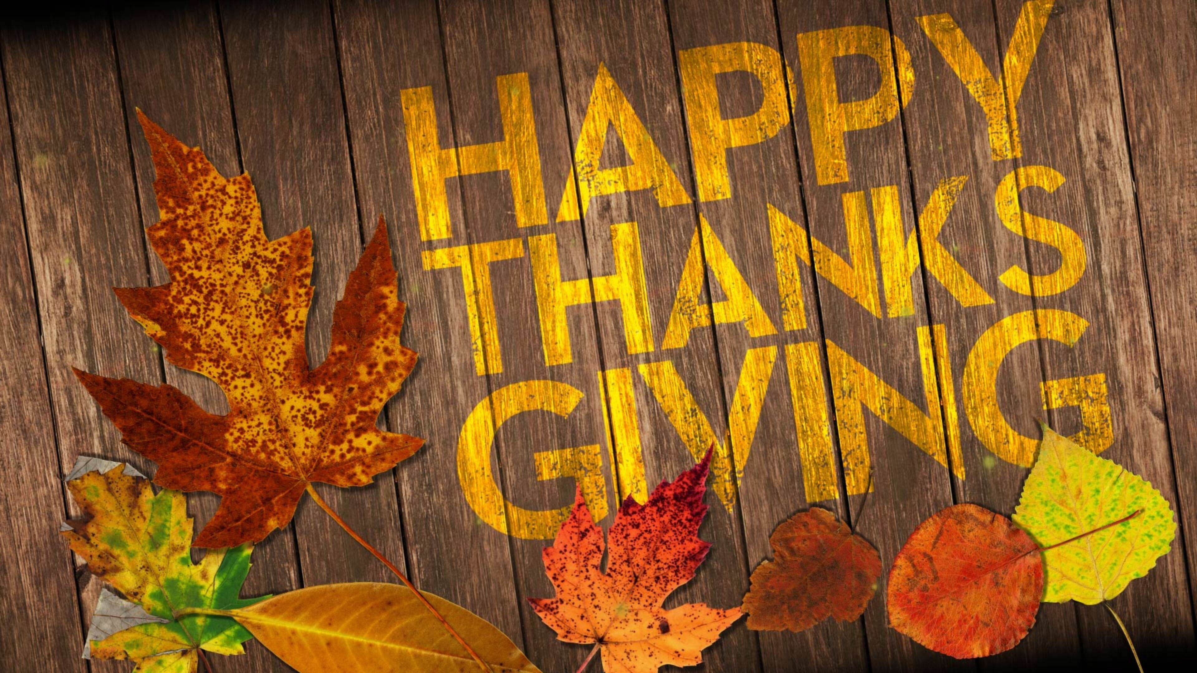 3840x2160 Thanksgiving Wallpaper