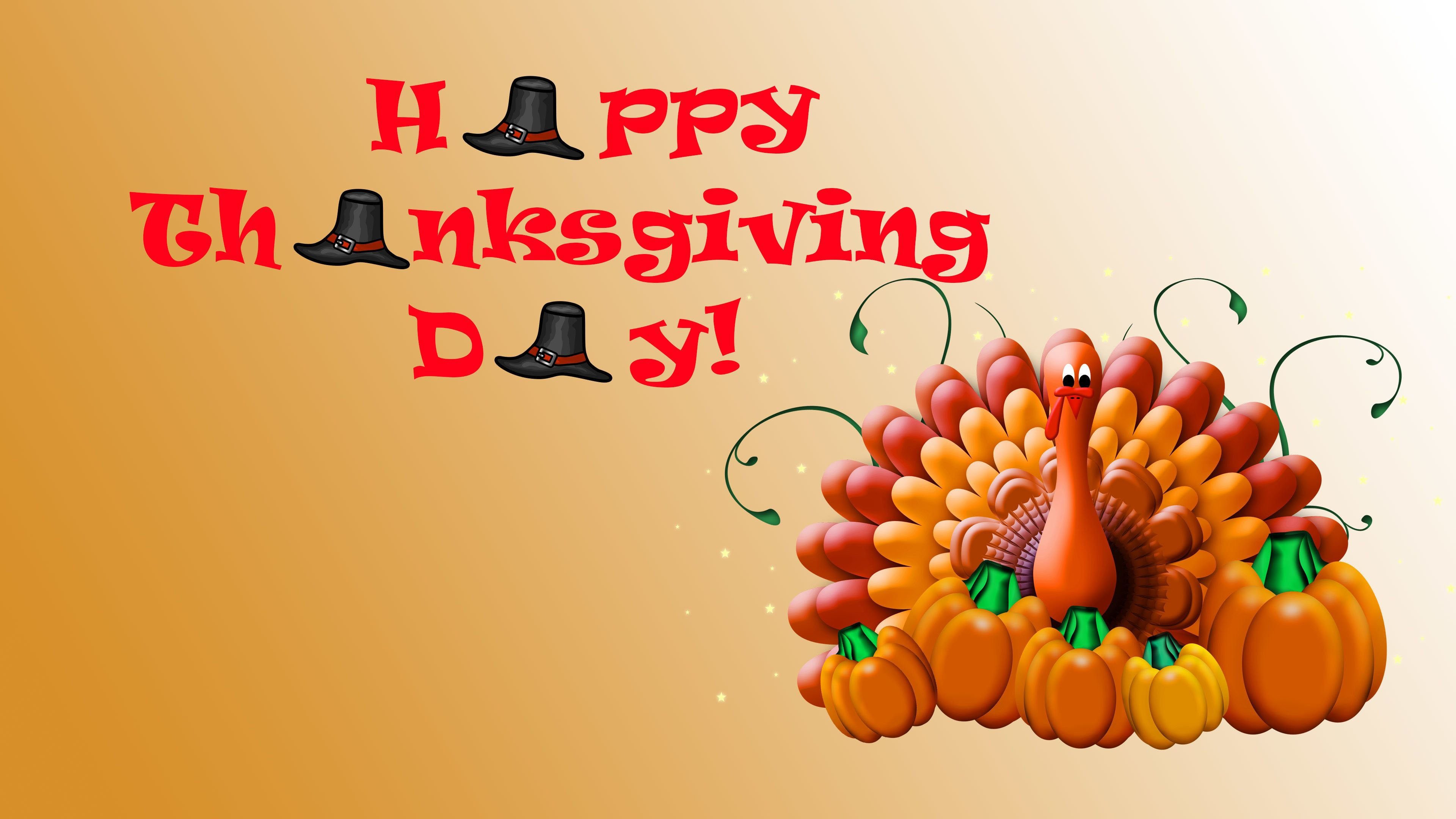 3840x2160 Happy Thanksgiving Day 4K HD Thanksgiving Wallpaper