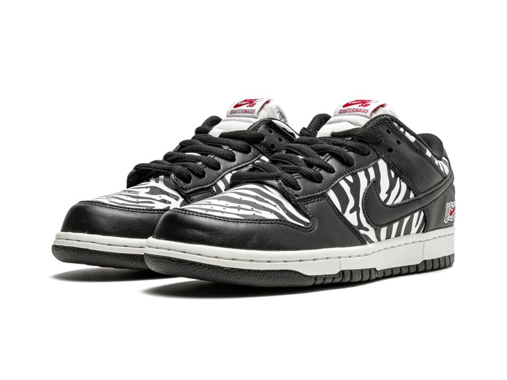 1024x768 Nike SB Dunk Low Quartersnacks Zebra. In stock for dispatch