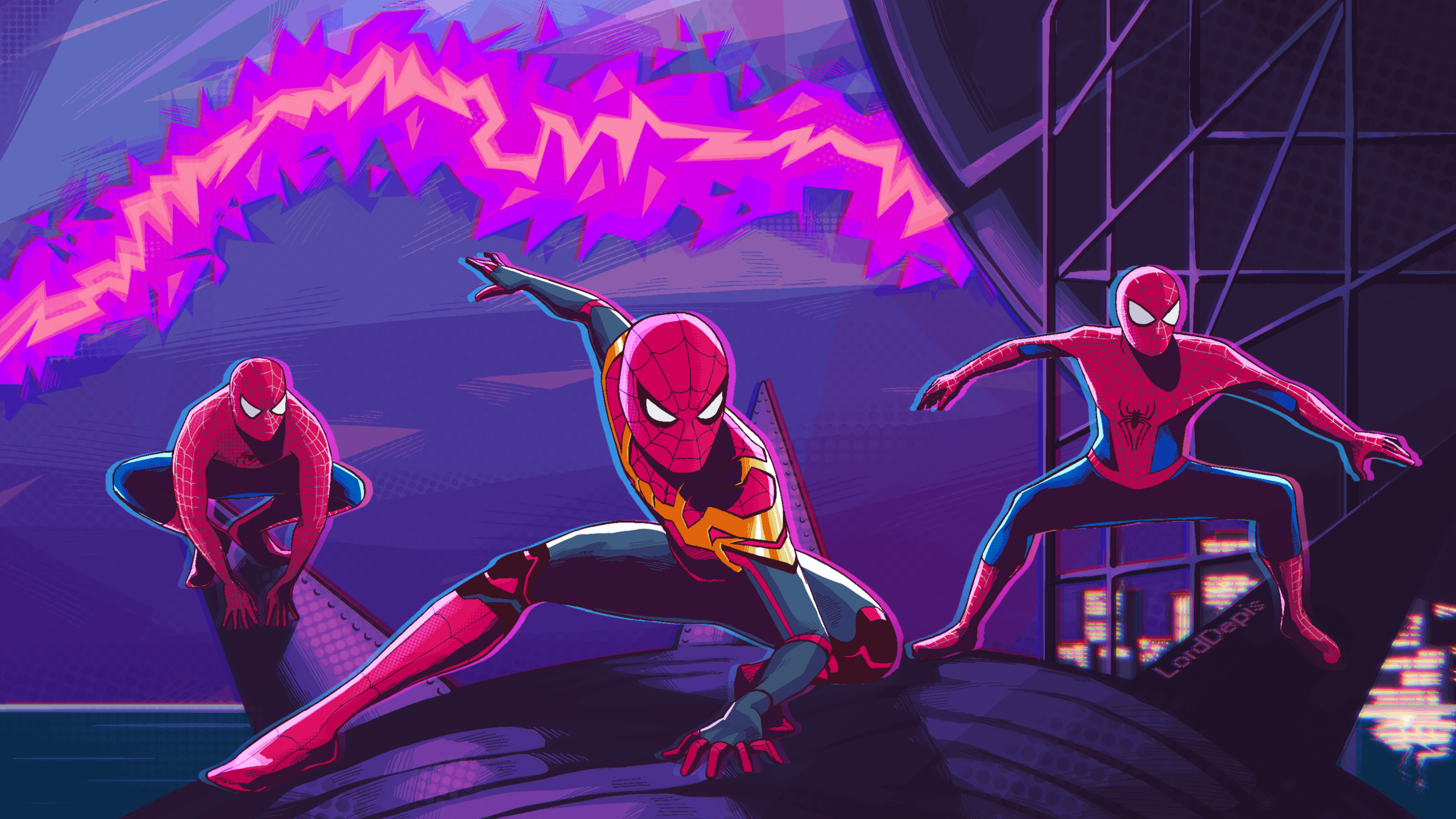 2560x1440 Spider Man : No Way Home Fanart (2560 X 1440) Spoiler For A Very Huge Beautiful Scene*