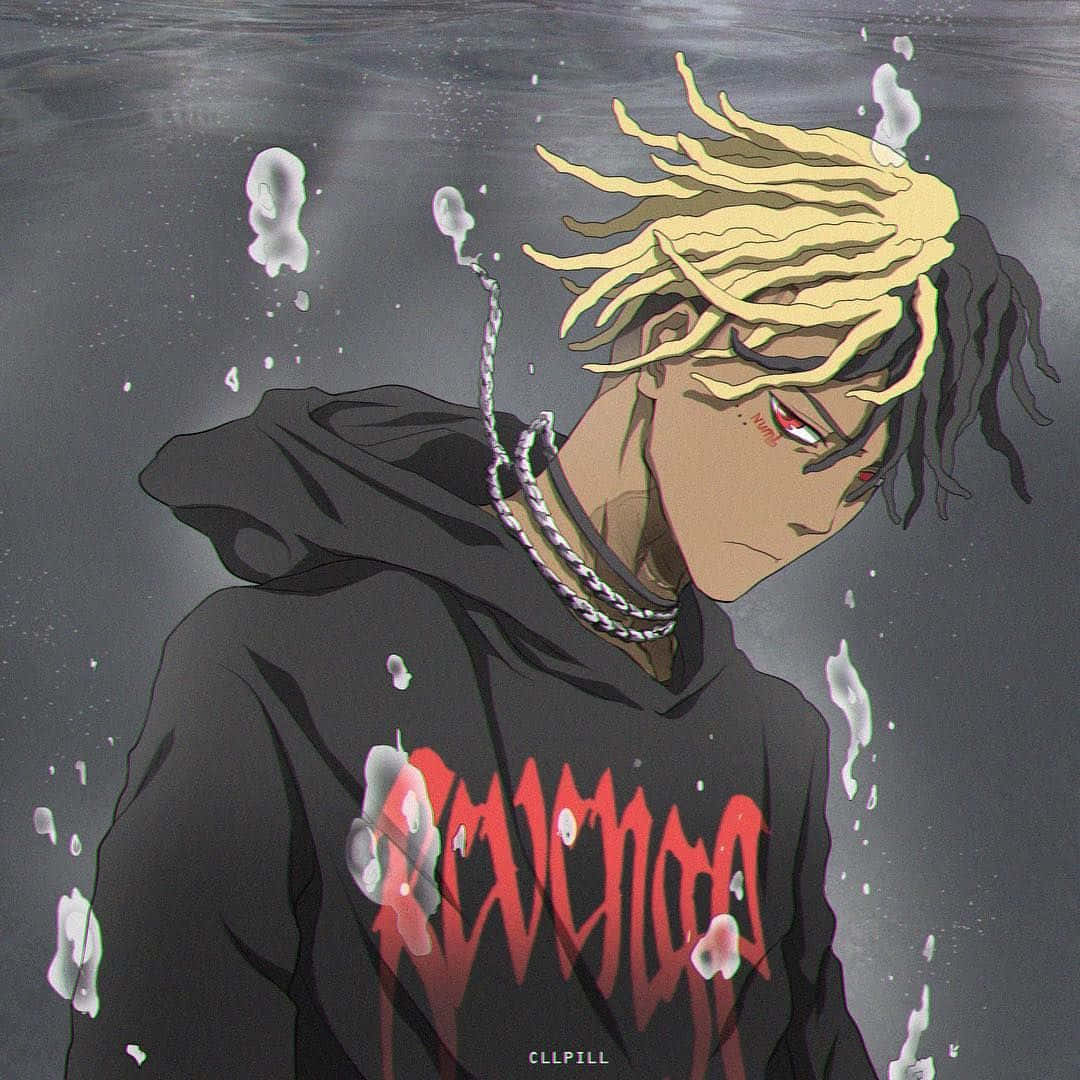 1080x1080 Download Anime Rapper Xxxtentacion Wallpaper