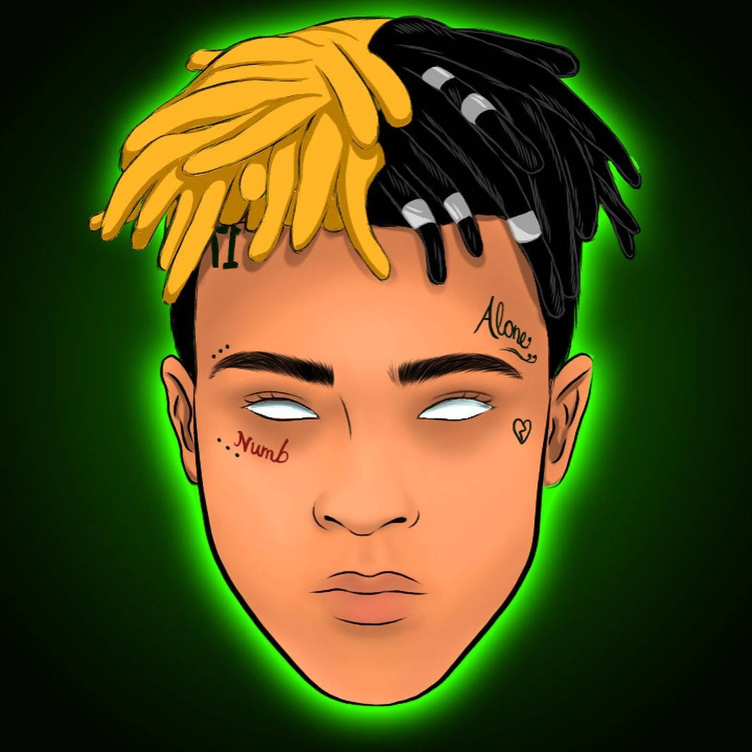 1080x1080 Download Eyeless Xxxtentacion Anime Wallpaper