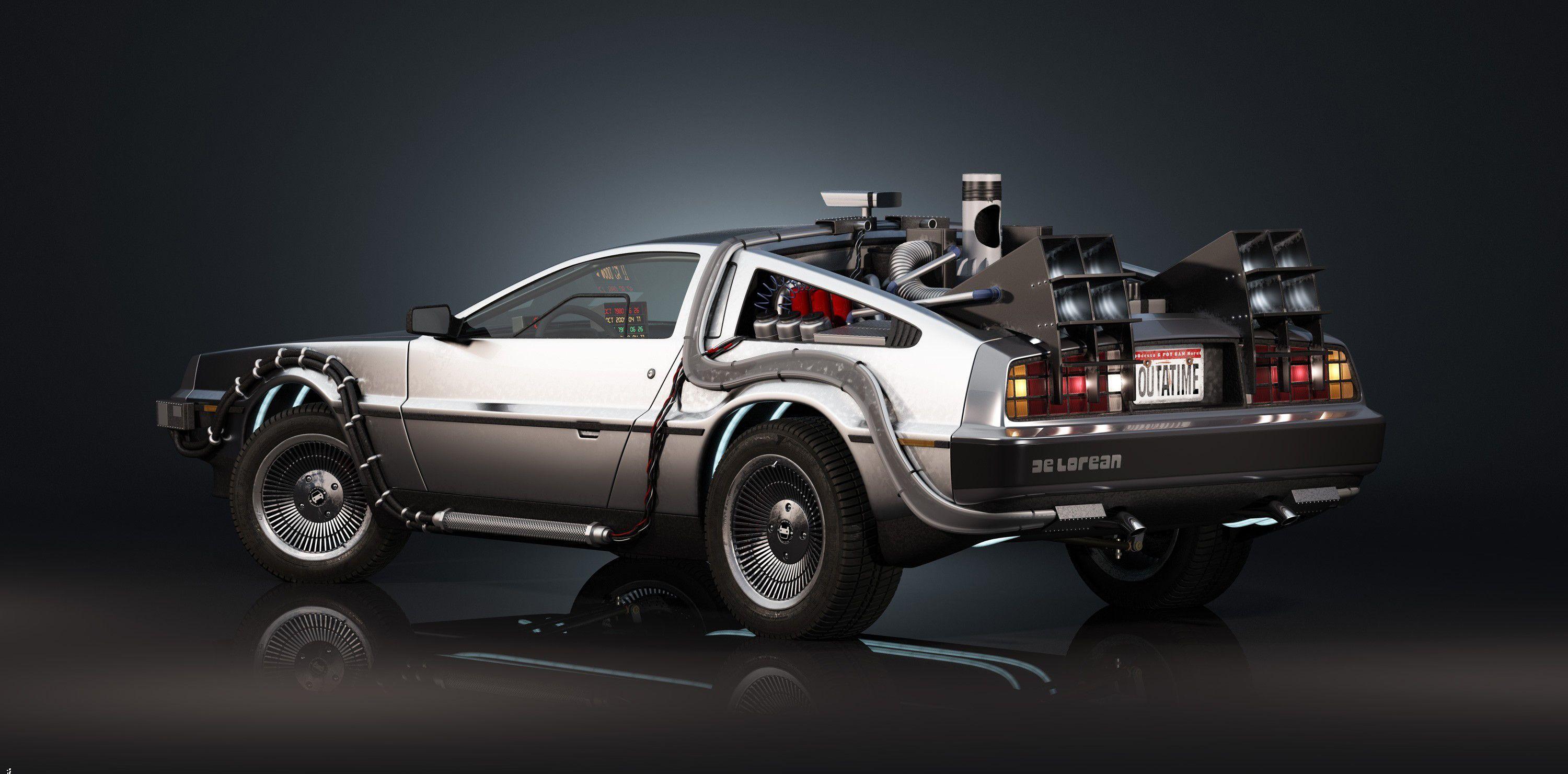 Delorean обои hd