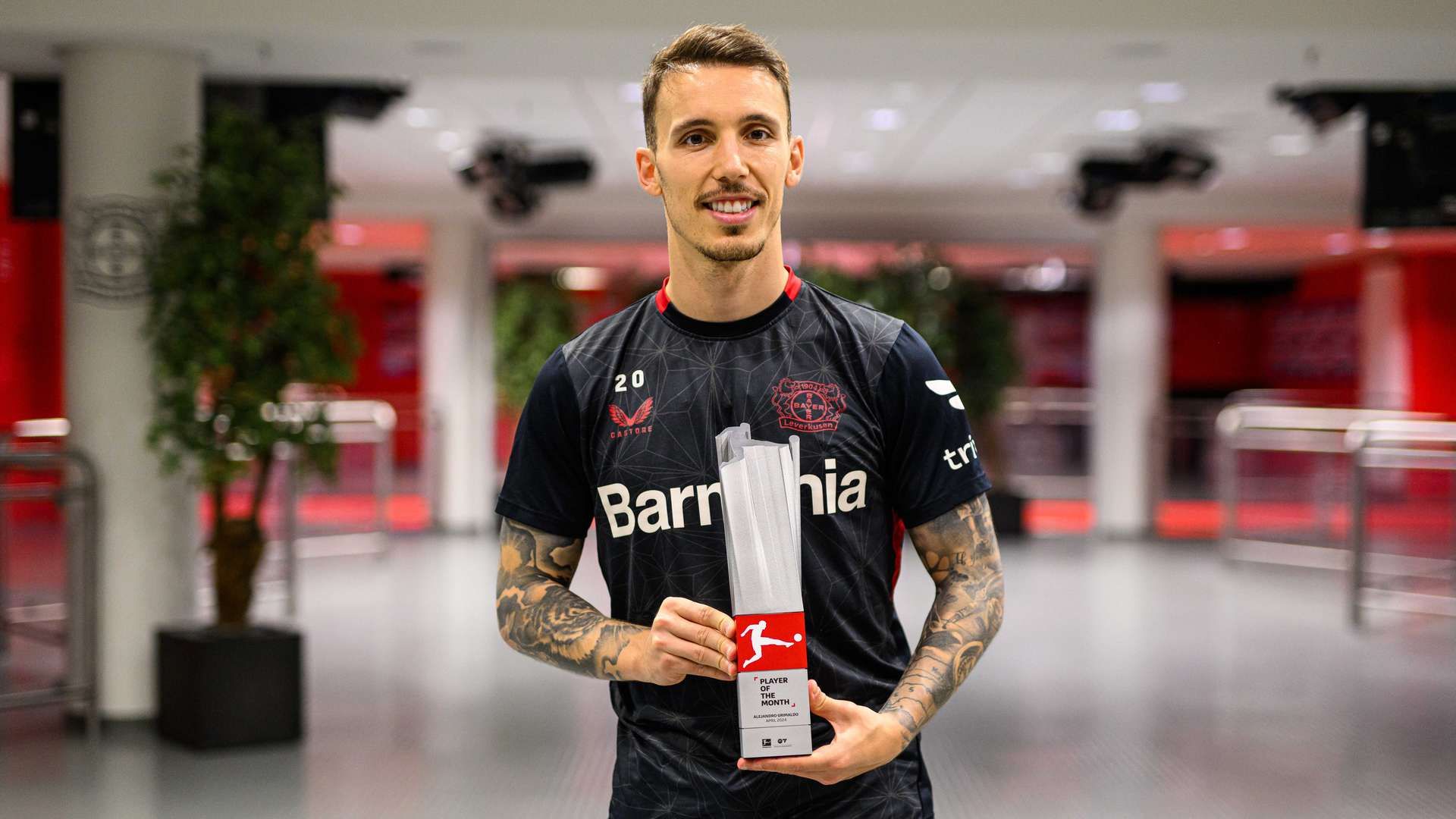 1920x1080 Alejandro Grimaldo named Bundesliga Player of the Month for April