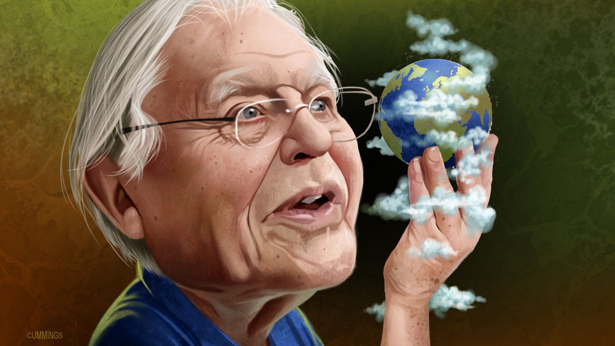 2048x1152 David Attenborough Wallpaper