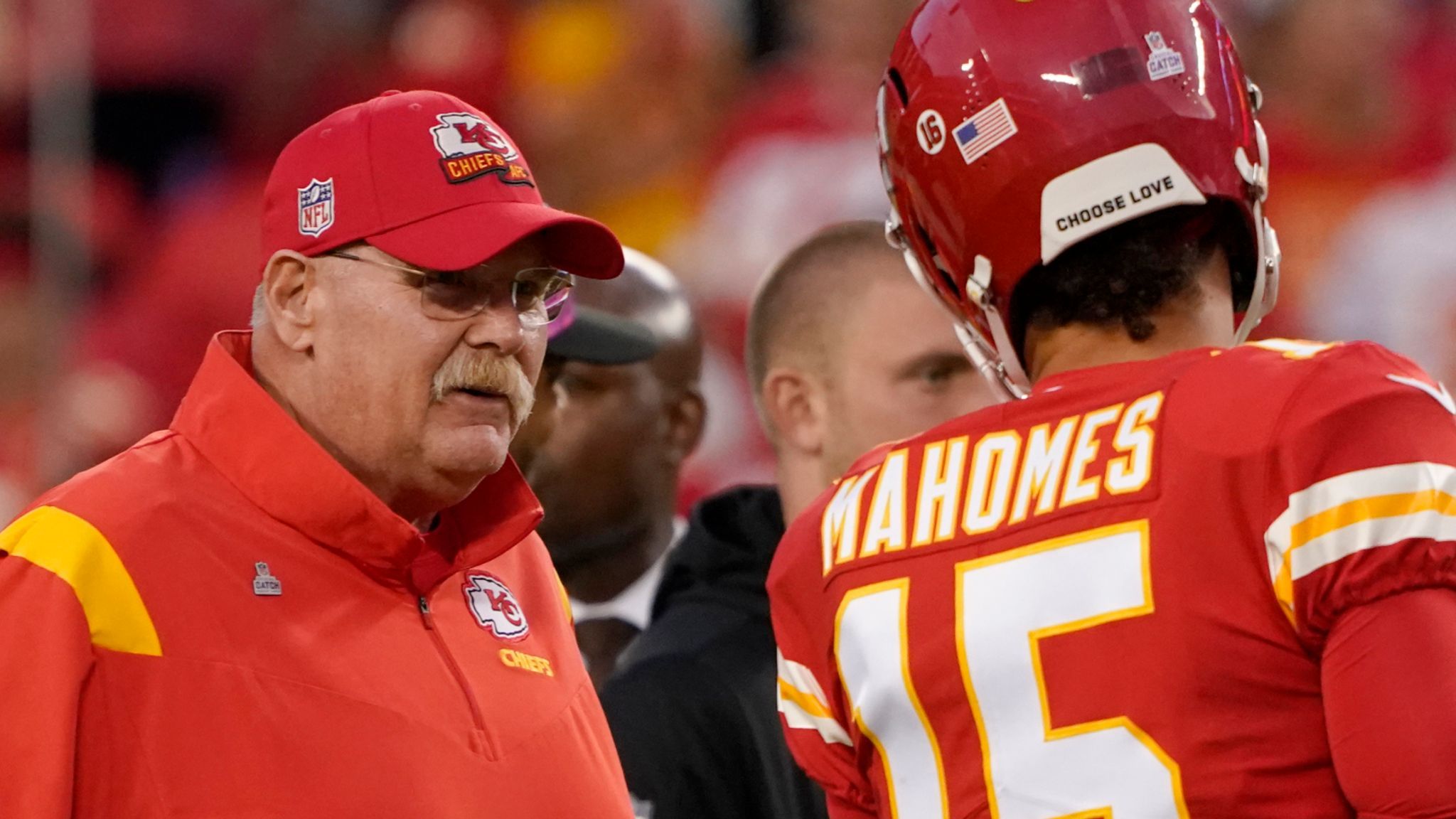 2048x1152 Patrick Mahomes: Kansas City Chiefs coach Andy Reid says quarterback 'the best I've been around' ahead of Super Bowl 59