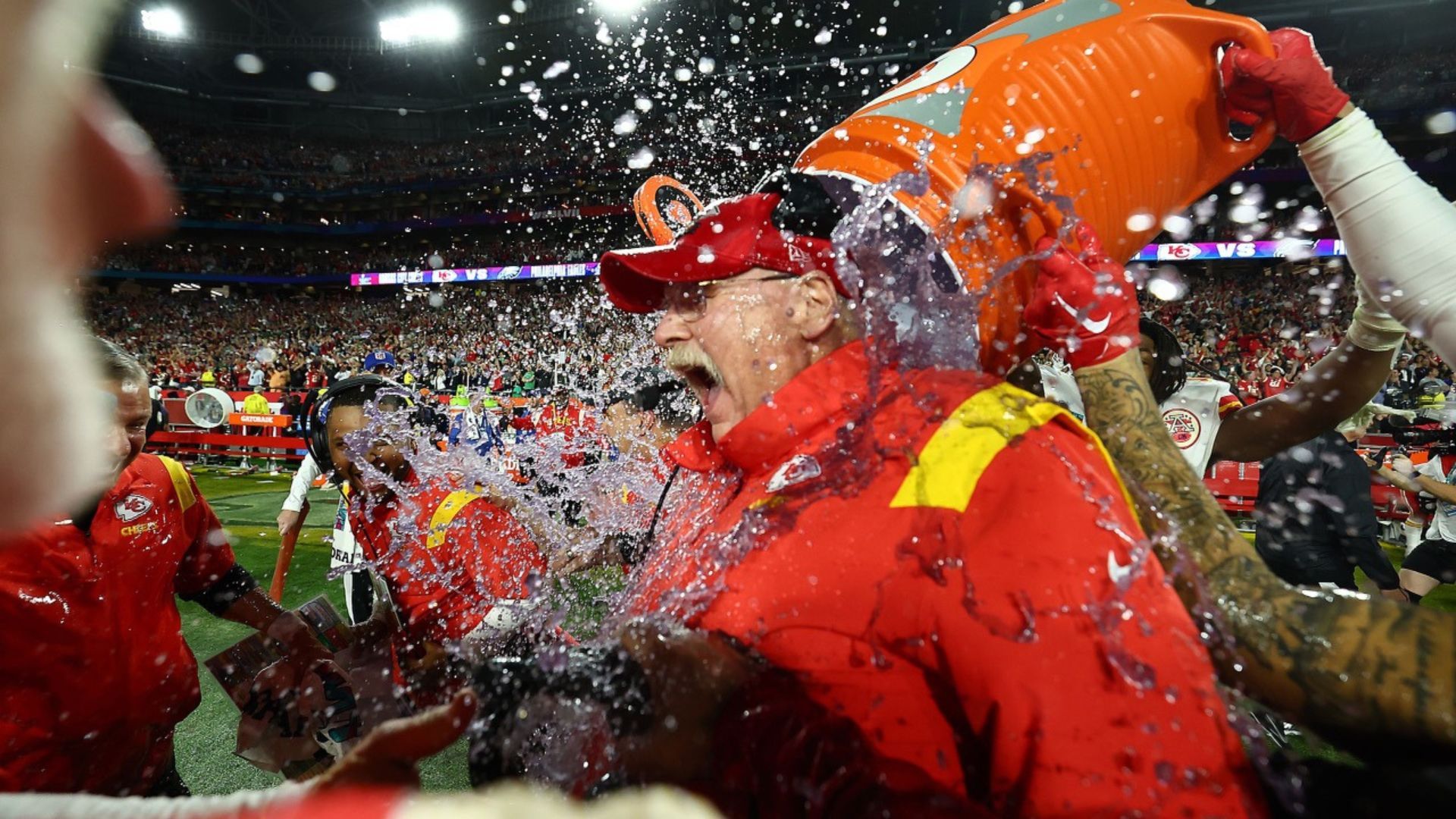 1920x1080 I'm good with what I'm doing': Chiefs coach Andy Reid ready to celebrate, not retire after 2nd Super Bowl victory