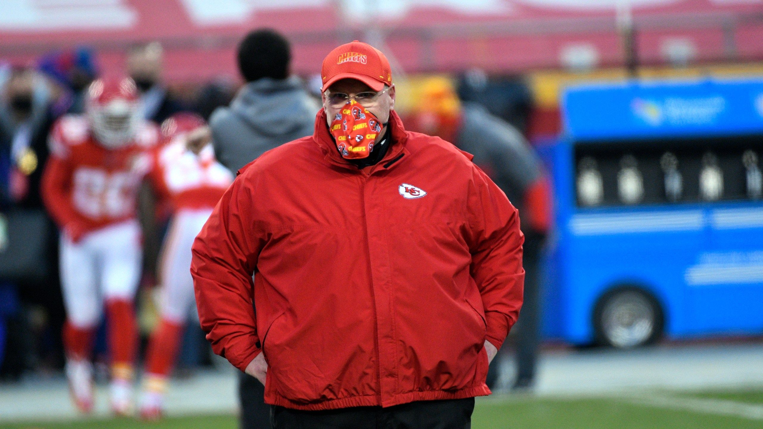 2560x1440 Chiefs coach Reid's patience in struggling players pays off