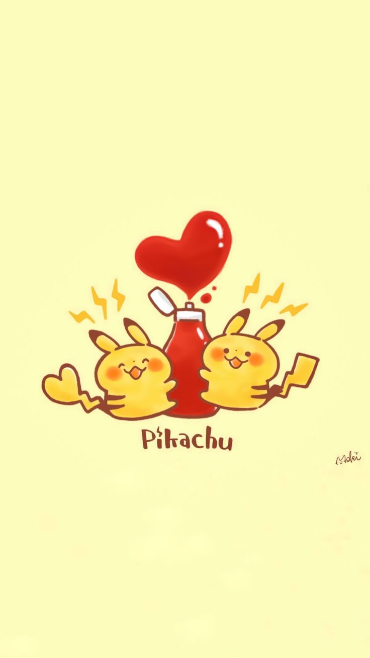 736x1308 Pikachu Eating Wallpaper