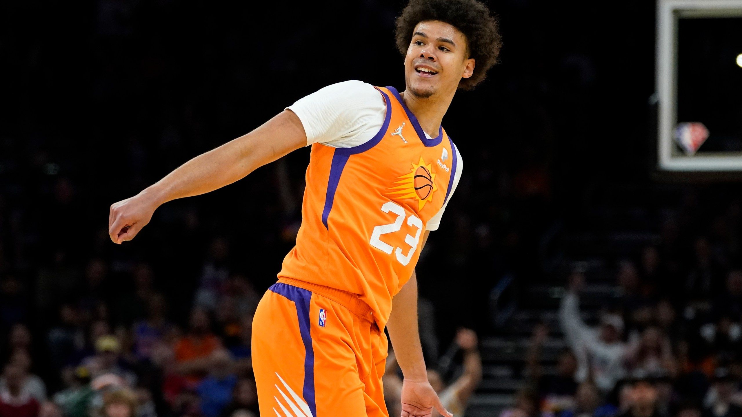 2560x1440 Cam Johnson Banks In NBA Leading Suns Stun Knicks 115 114