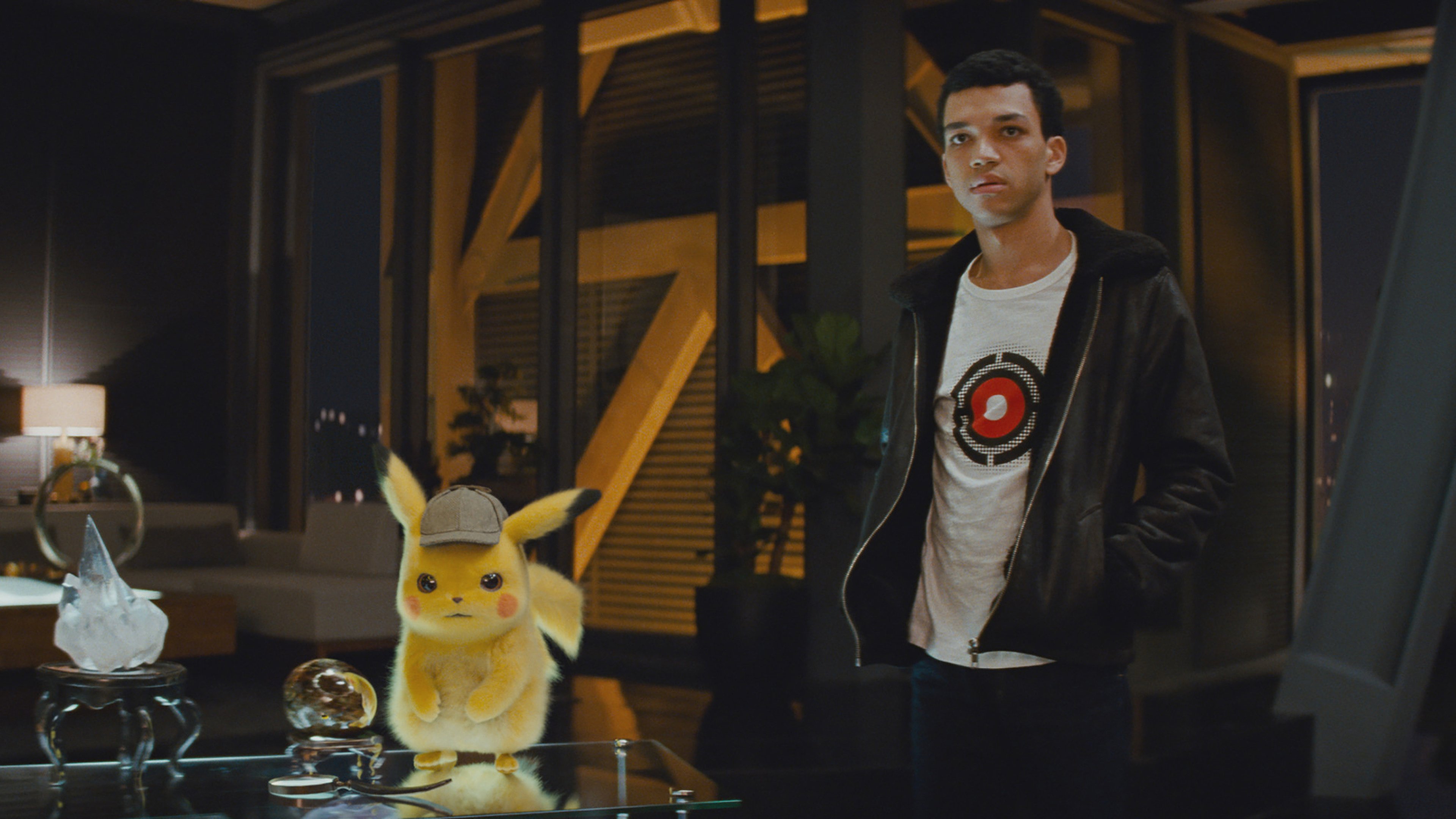 3840x2160 Detective Pikachu and Tim Goodman 4K Wallpaper HD