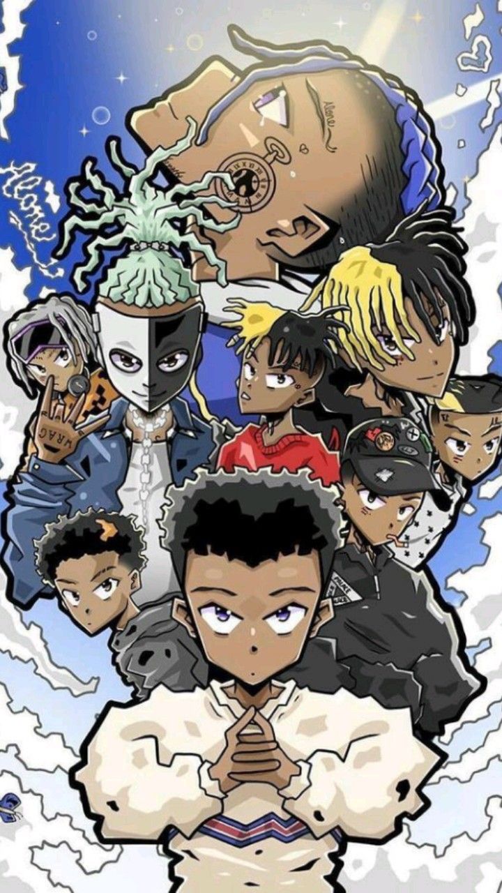 720x1280 XXXTENTACTION ANIME GROUP WALLPAPER