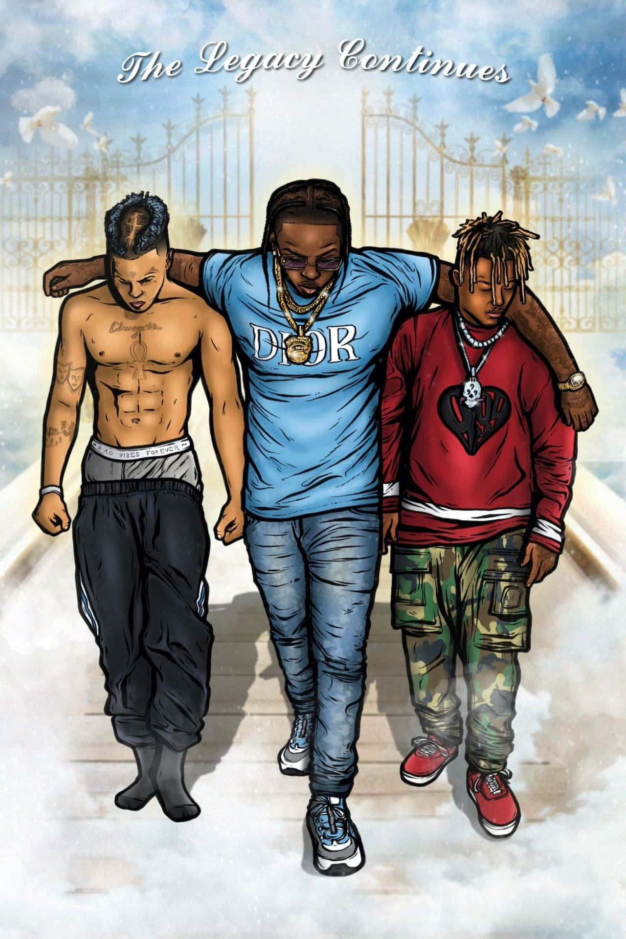 1280x1920 Descargar fondos de Xxxtentacion, juice Wrld Y Ski Mask