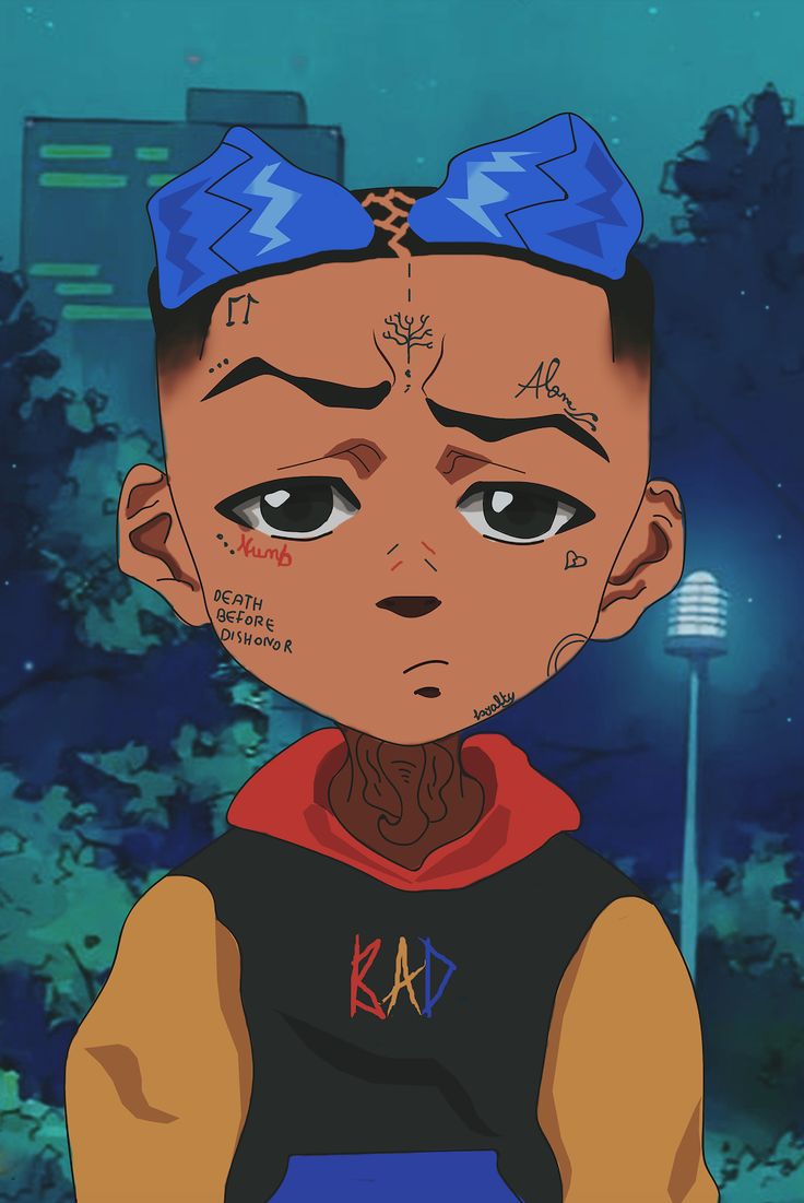 736x1101 XXXTENTACION 'Anime Vibes' Poster