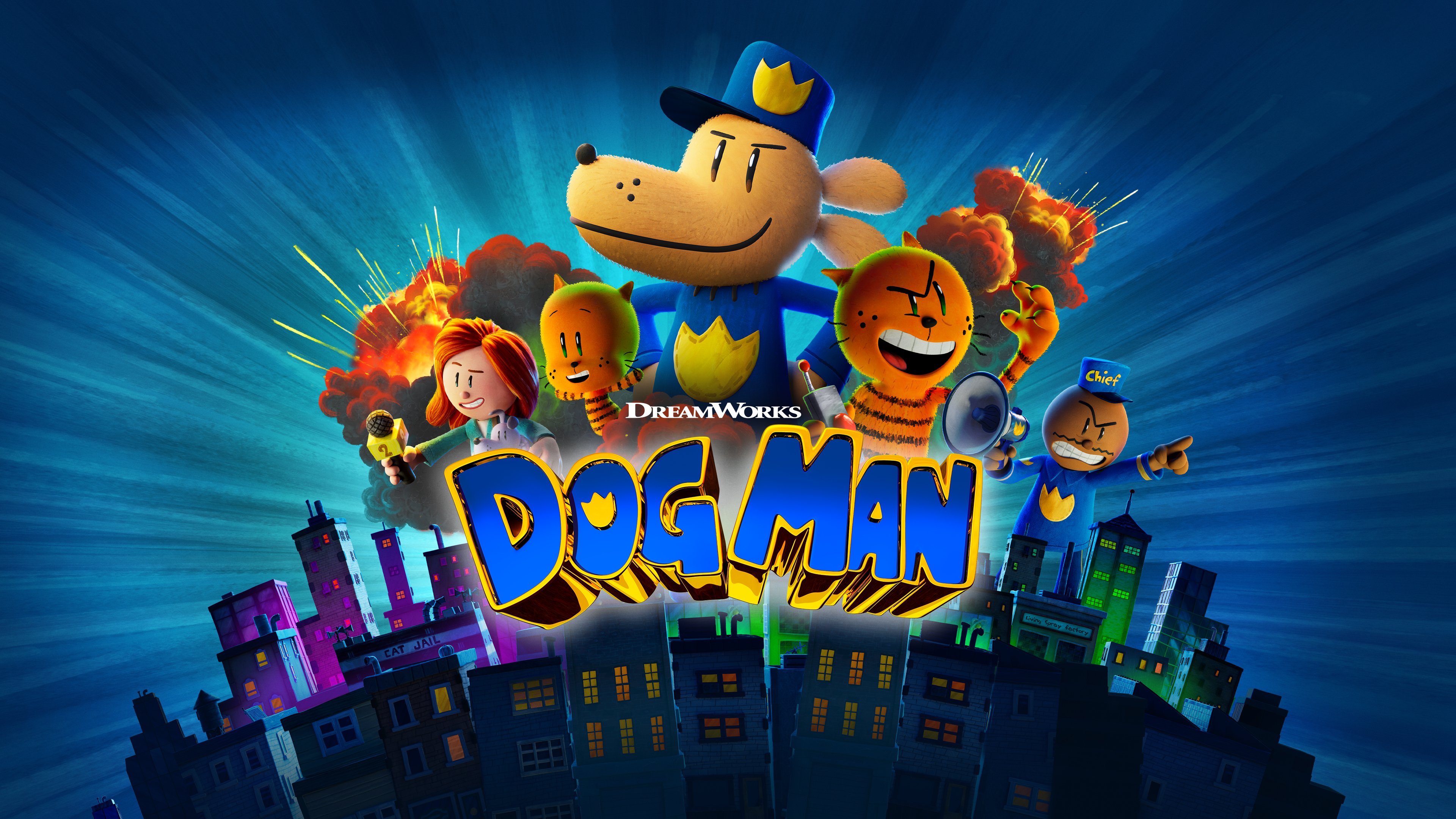 3840x2160 Dogman (2025) Wallpaper 4K, Movie poster, Animation movies