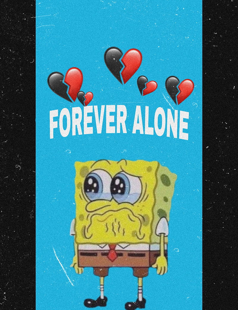800x1041 Alone Spongebob, sad, sad spongebob, sponge, HD phone wallpaper