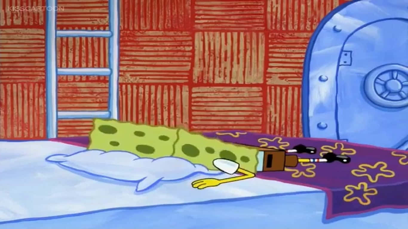 1366x768 Sad Spongebob Wallpaper