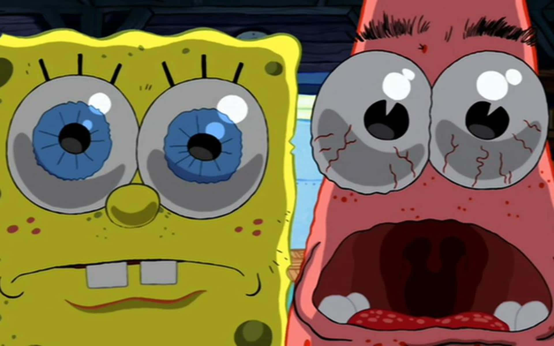 1920x1200 Download Patrick And Spongebob Crying Wallpaper