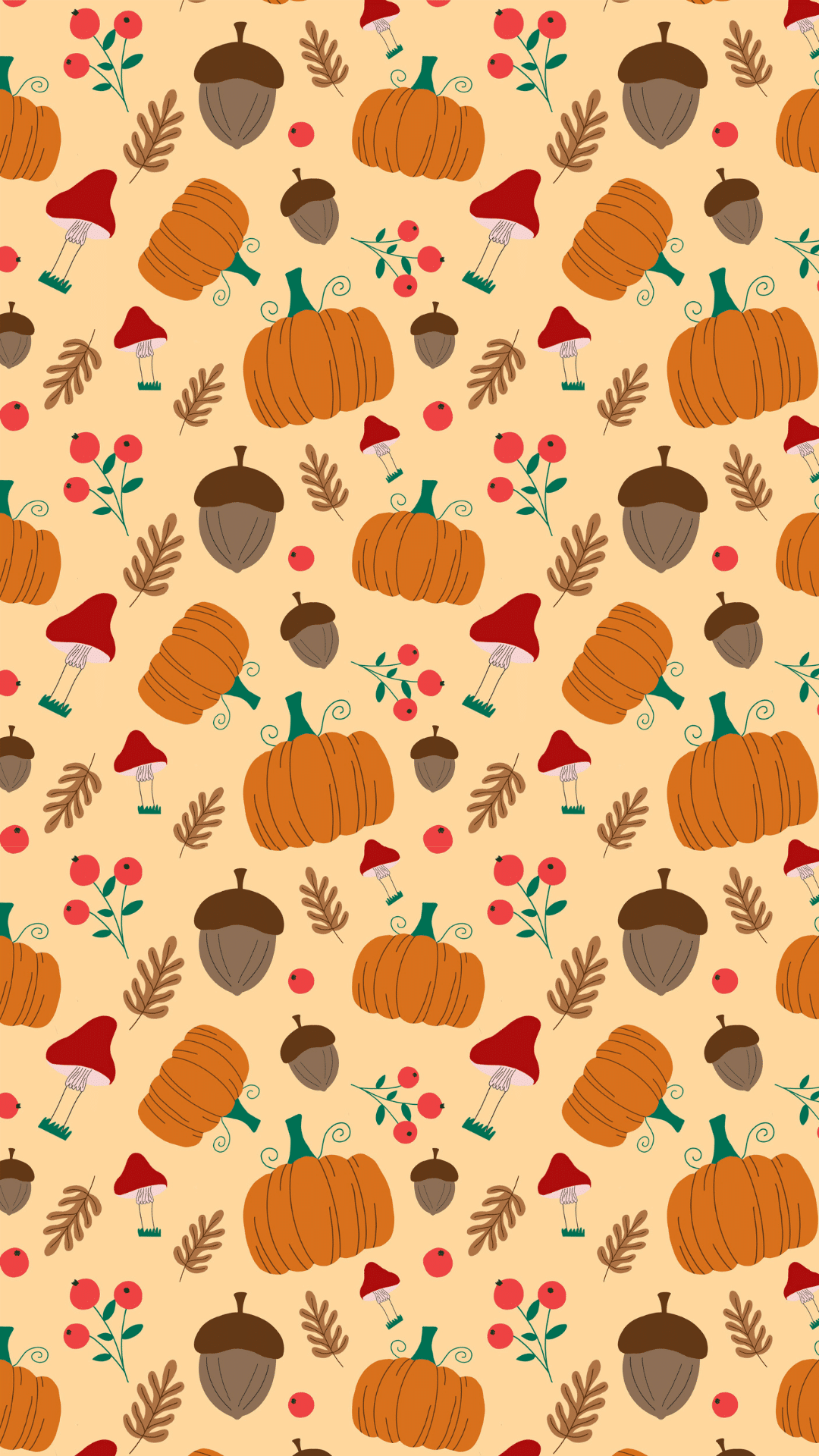 1080x1920 FREE Aesthetic Fall Phone Wallpaper For Spooky Season