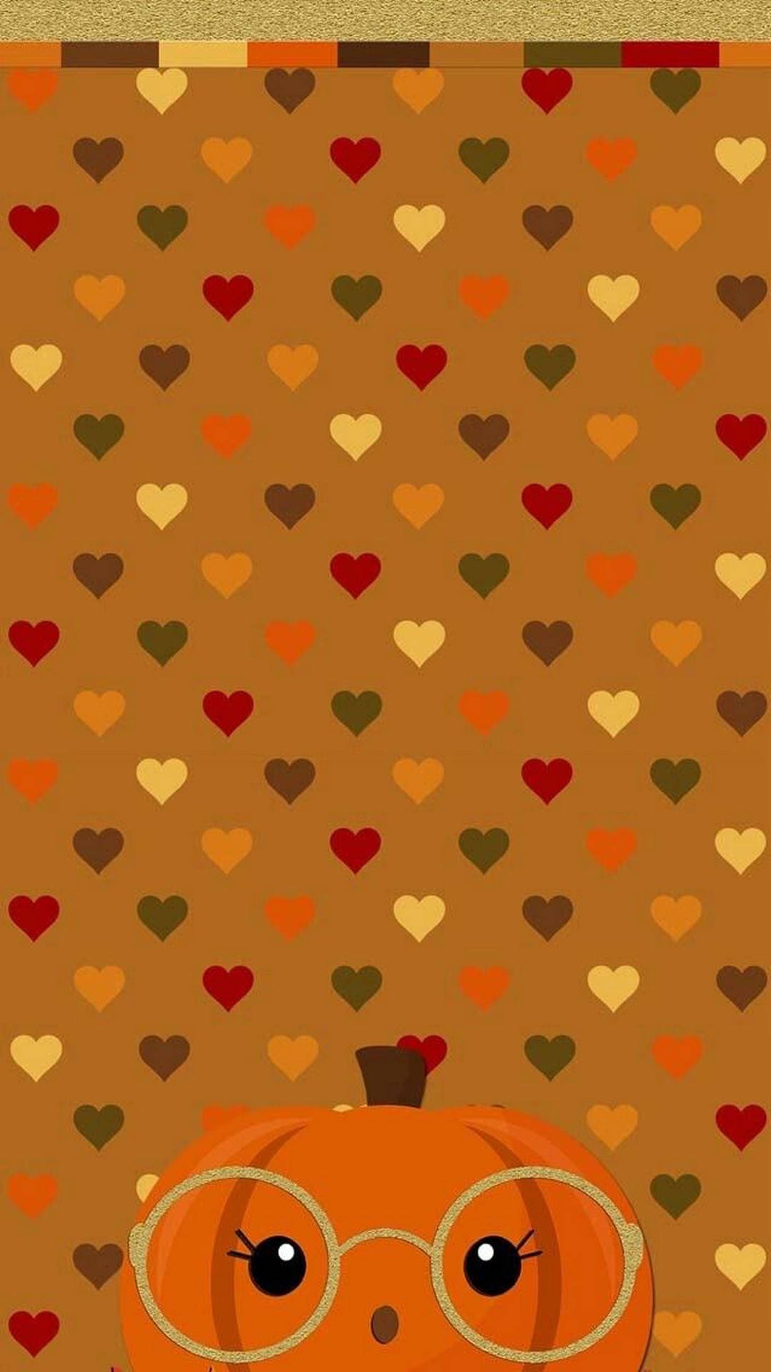 1080x1920 Download Enjoy The Autumn Vibes With A Cute, Fall Themed Phone! Wallpaper