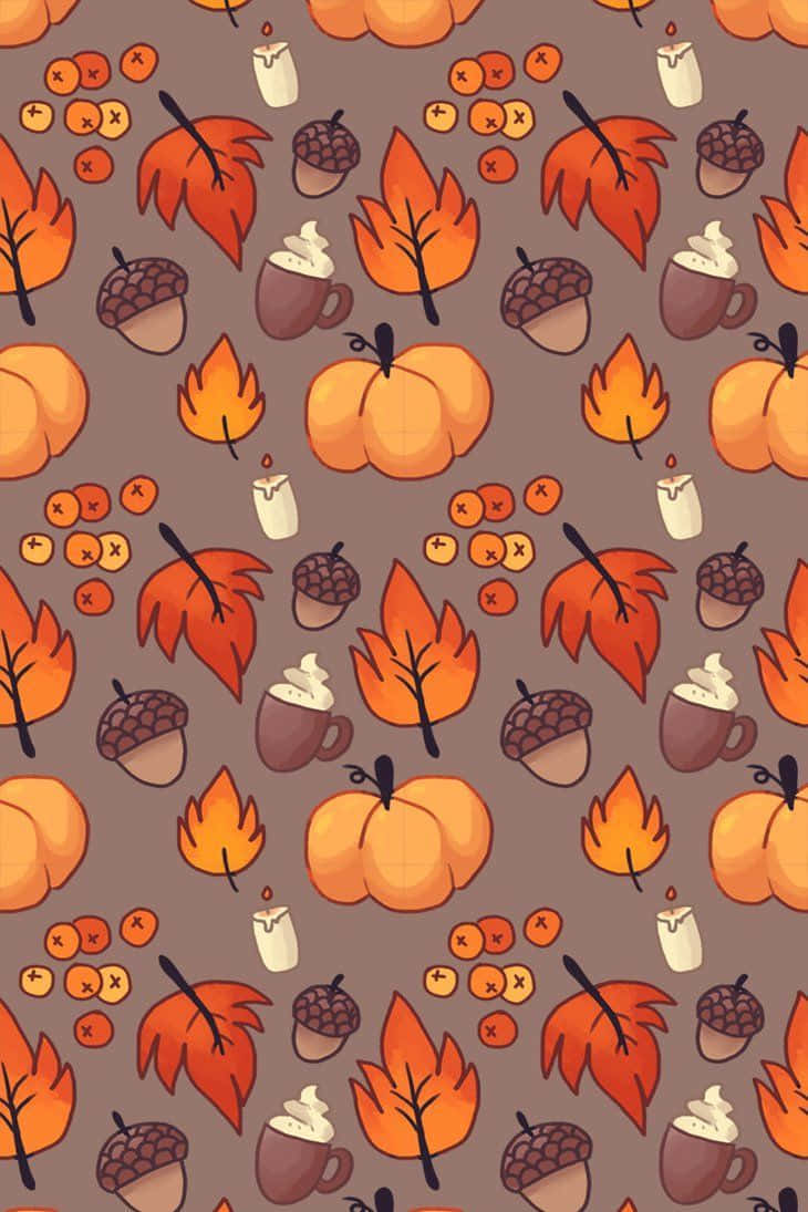 730x1095 Download Cute Motif Fall Phone Background