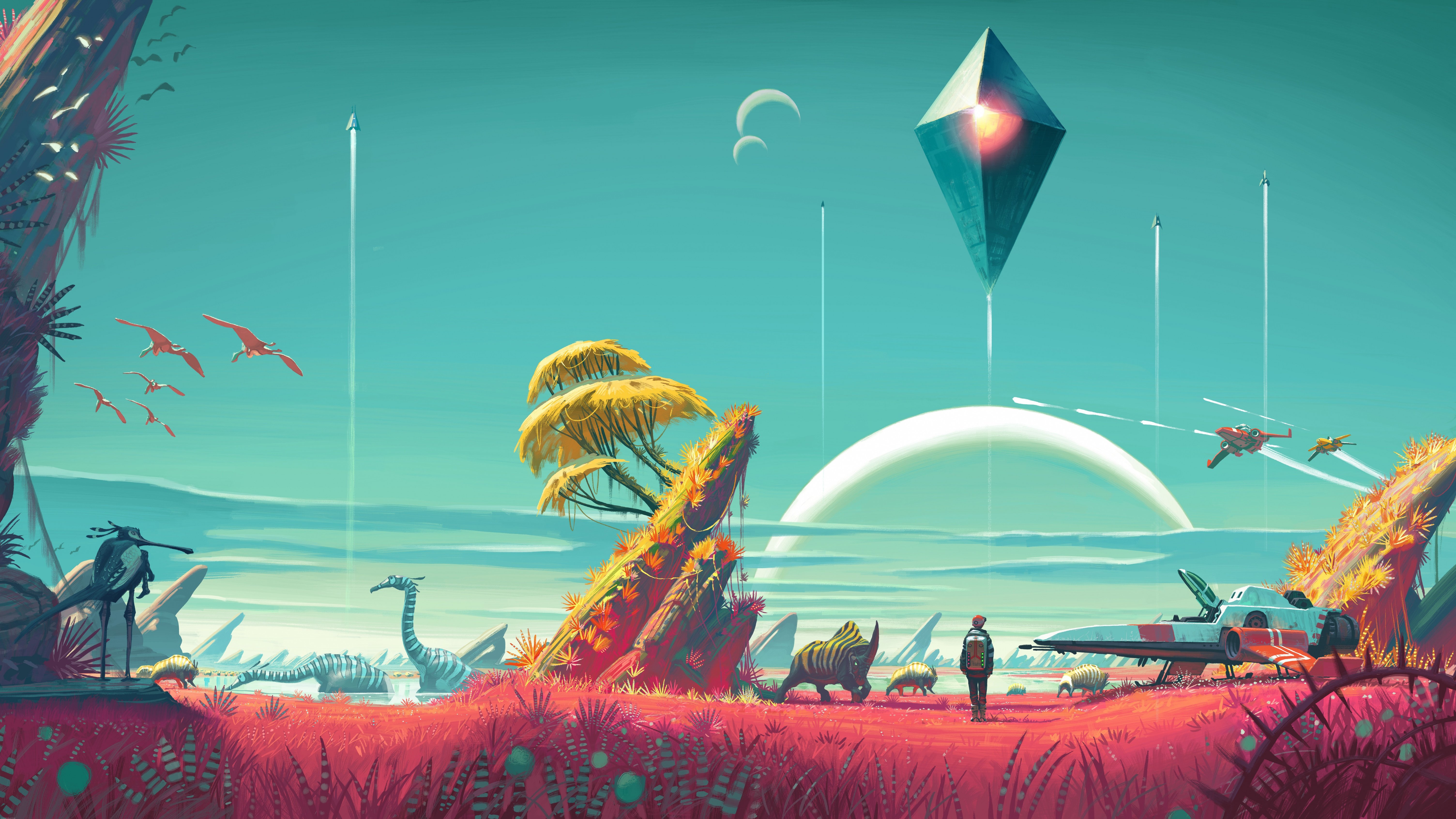 6016x3384 No Man's Sky Wallpaper 4K, 12K, Video Game, Game poster