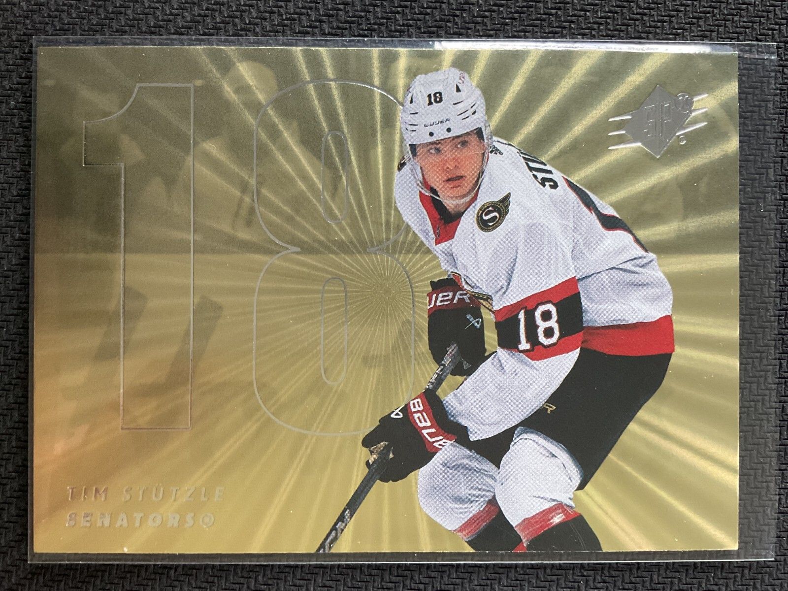 1600x1200 Tim Stutzle 2024 25 Upper Deck SPX Gold Parallel Card