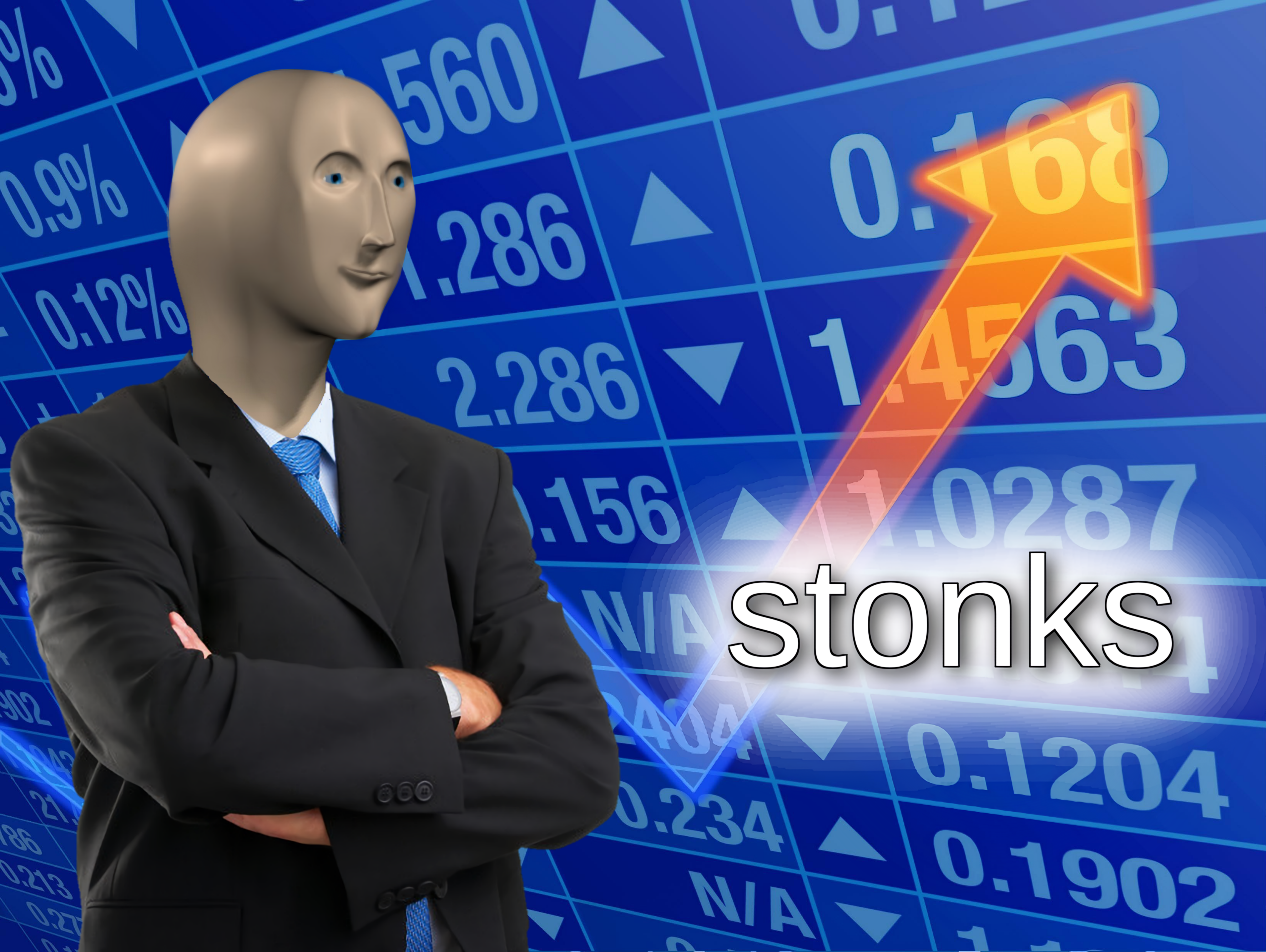 6581x4950 Stonks Wallpaper