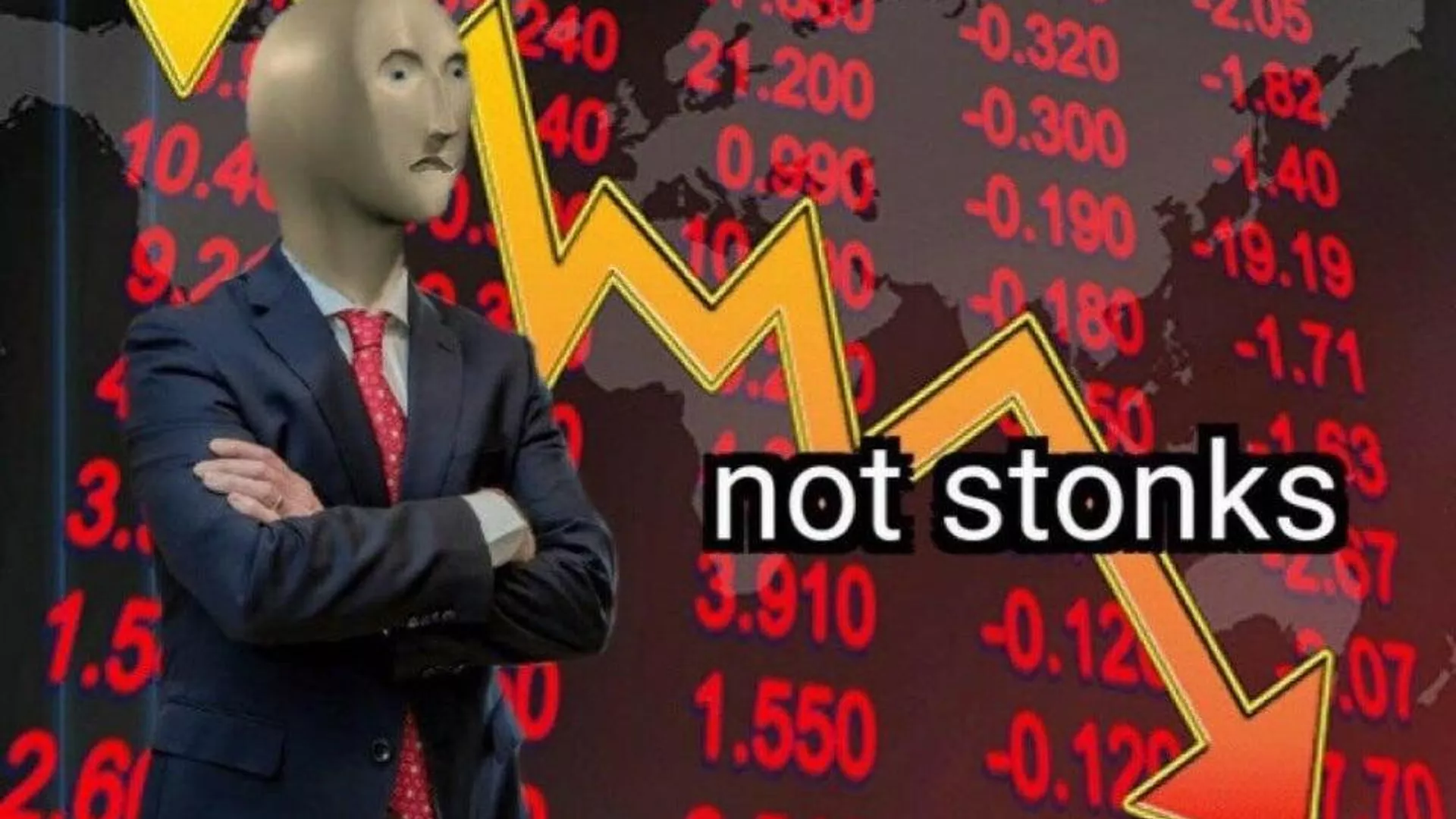 1920x1080 Not Stonks Wallpaper