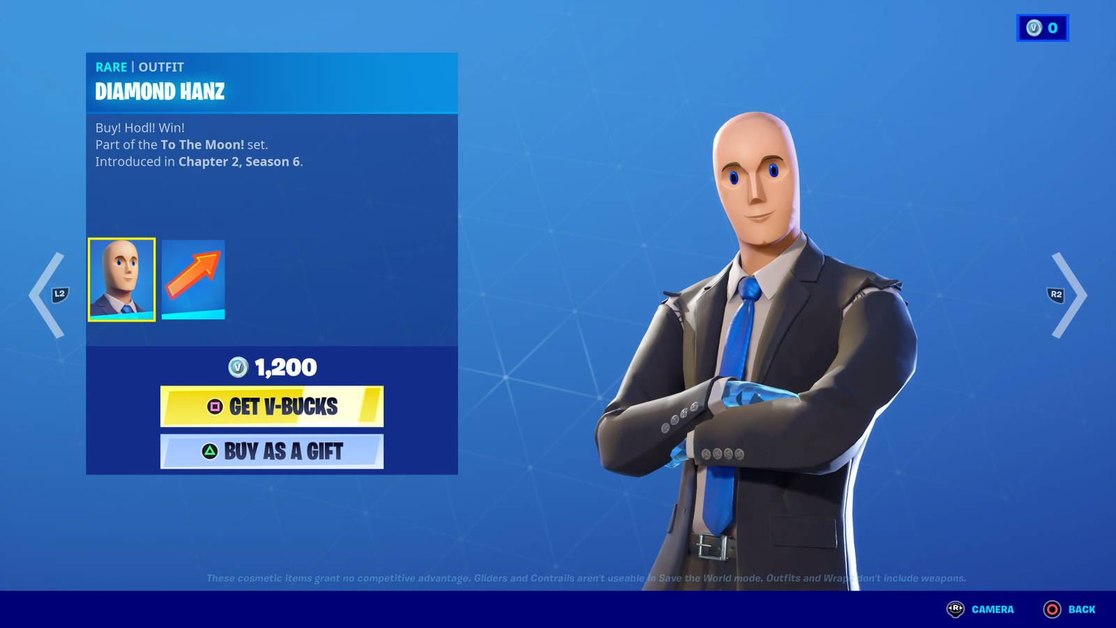 1600x900 Fortnite's April Fools' skin: Stonks meme guy 'Diamond Hanz'