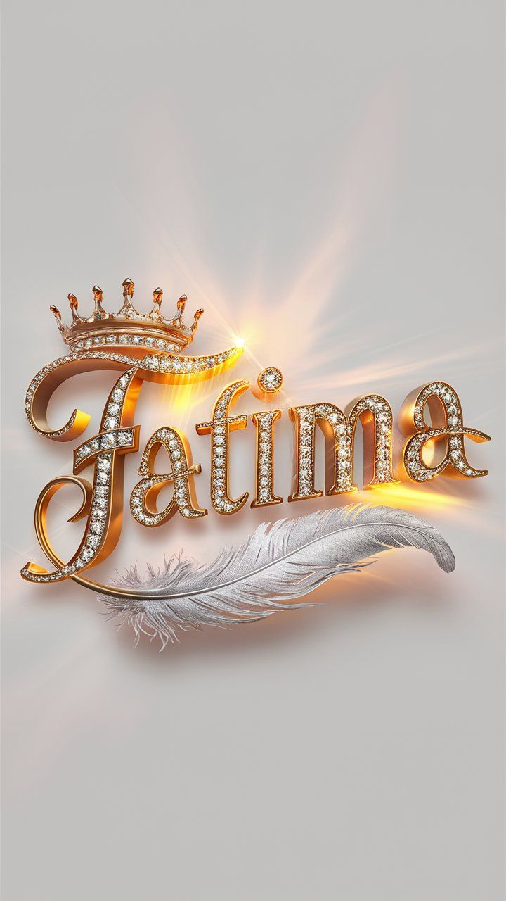 720x1280 Fatima name 3D Wallpaper