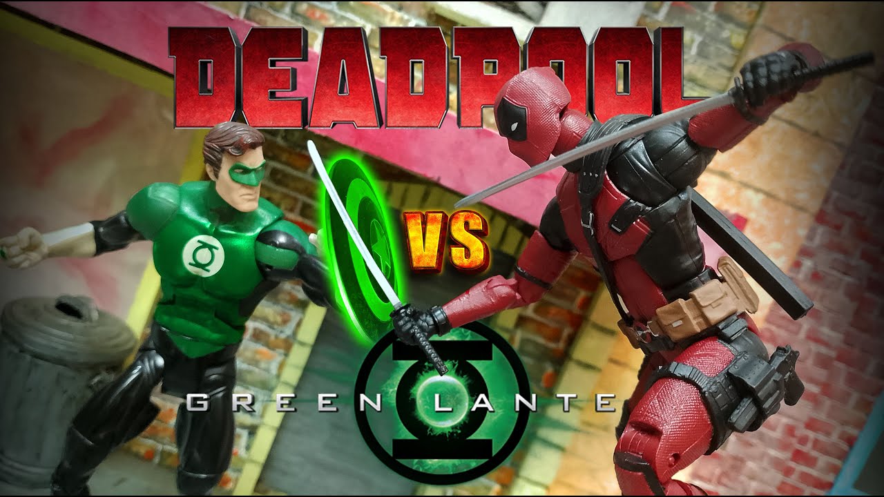 1280x720 Deadpool vs Green Lantern (STOP MOTION)