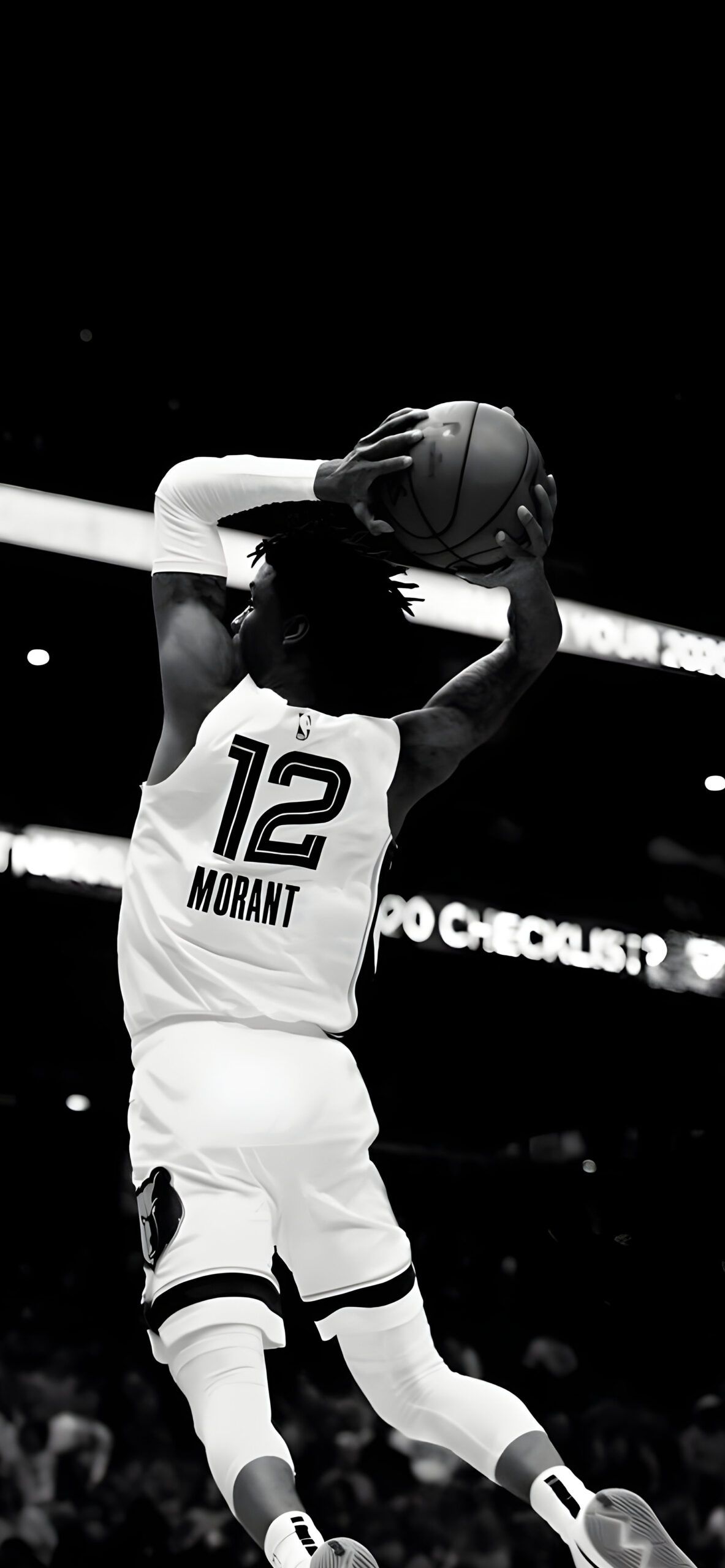 1183x2560 Ja Morant Slam Dunk NBA Wallpaper Sports Wallpaper