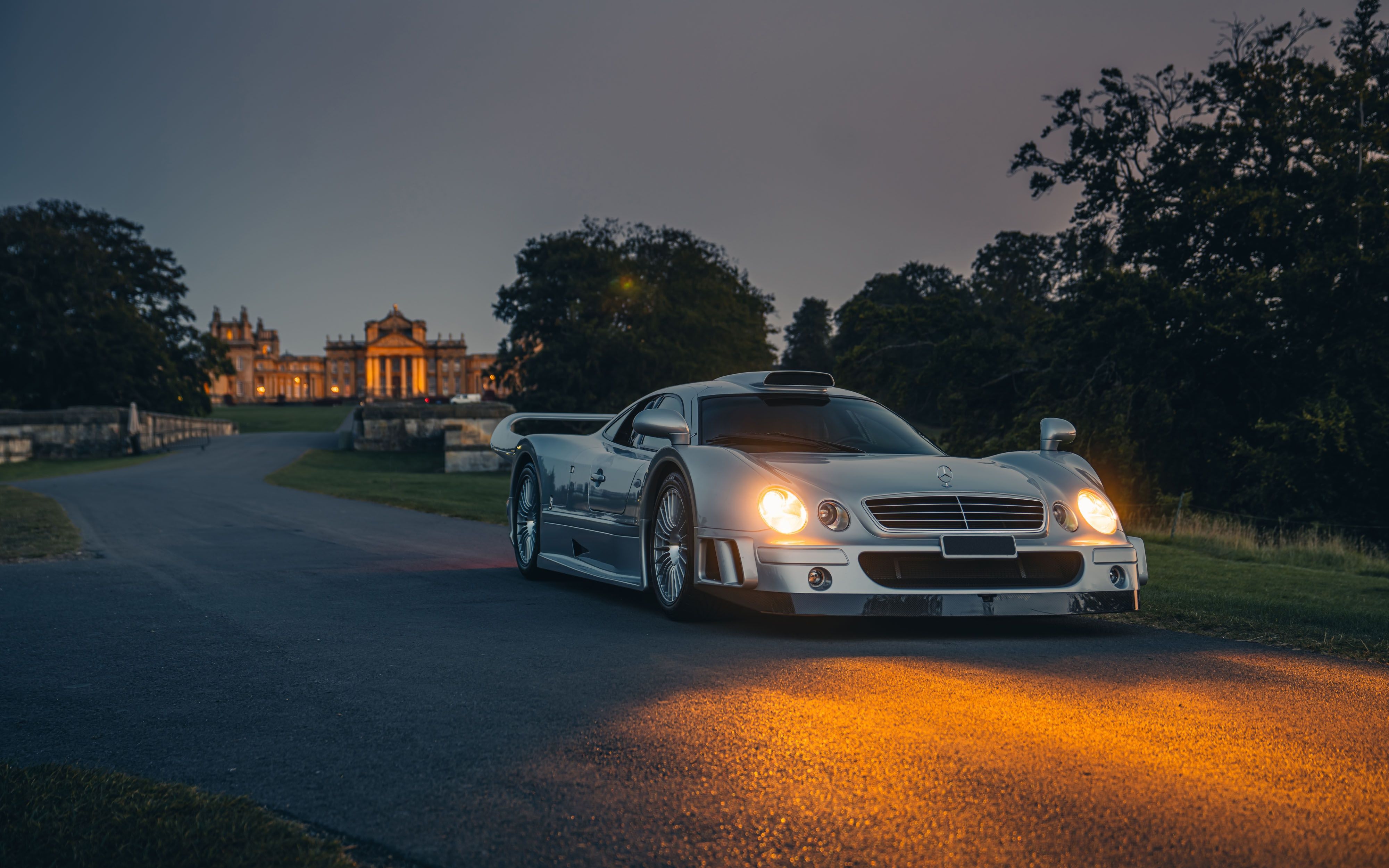 4000x2500 Wallpaper Mercedes Benz, AMG, CLK, Front View, Headlights, Mercedes Benz CLK GTR AMG Coupe For Mobile And Desktop, Section Mercedes, Resolution 4000x2500