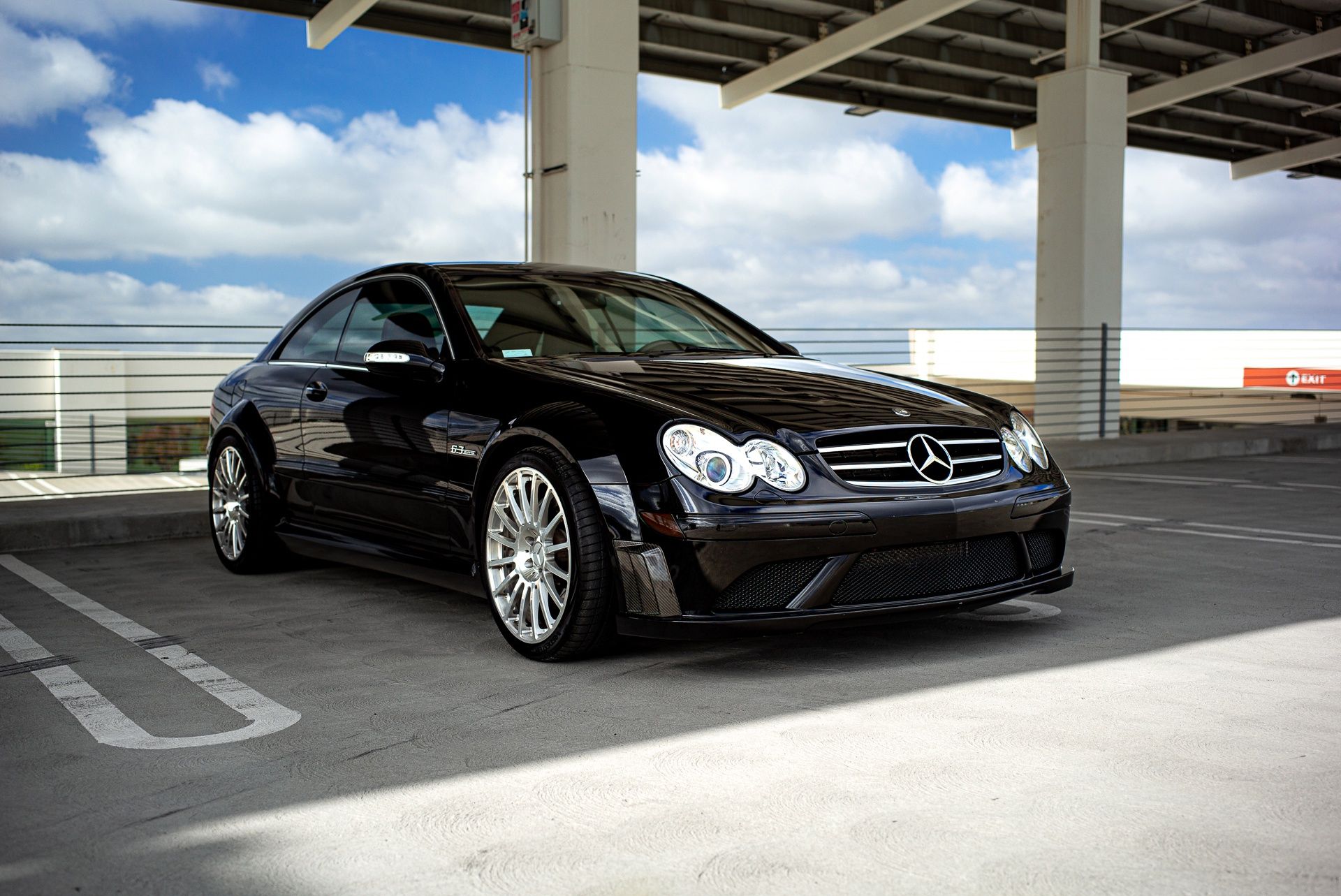 1920x1283 Download Black Car Car Mercedes Benz Vehicle Mercedes Benz CLK Class HD Wallpaper