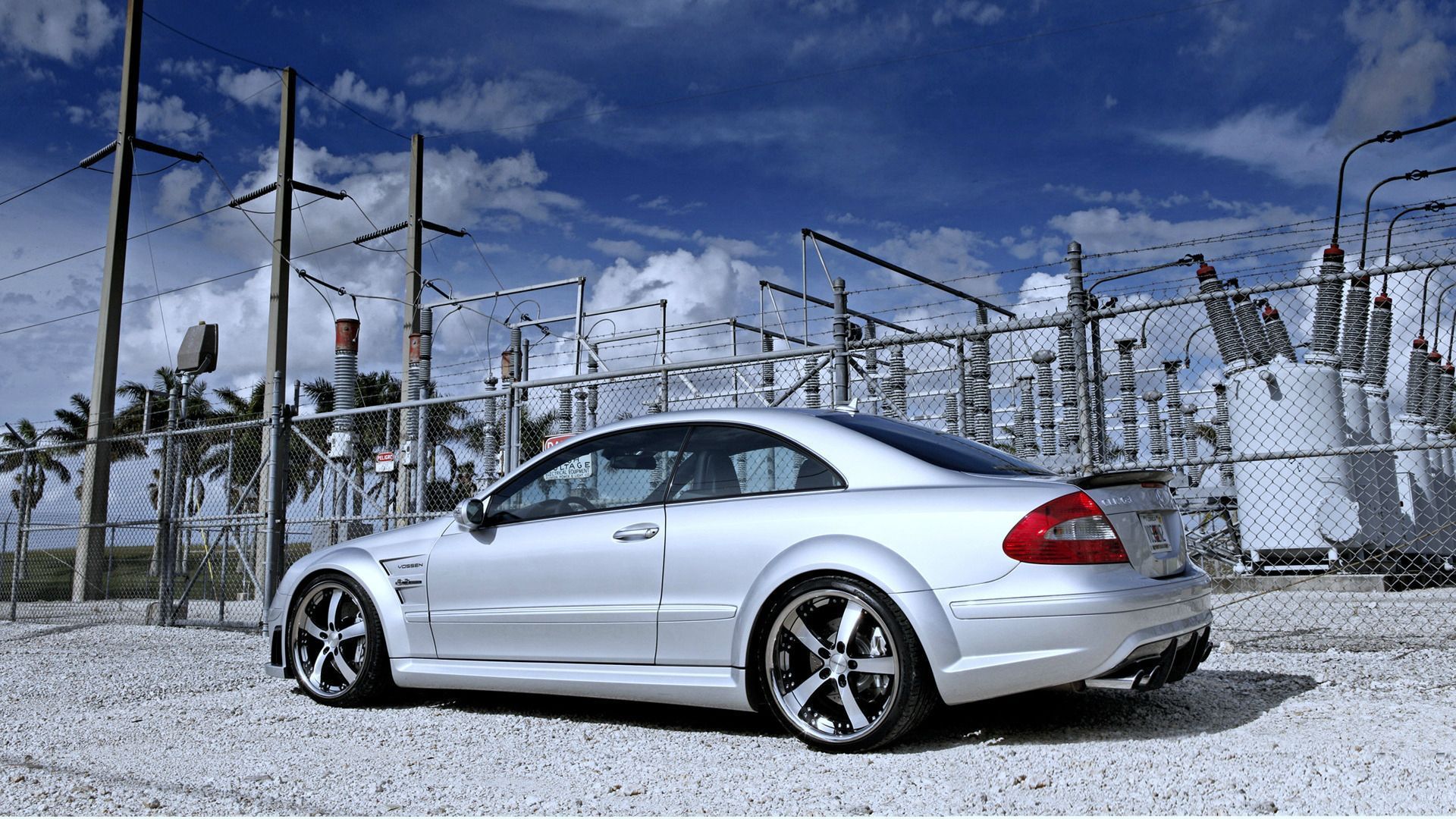 1920x1080 Mercedes CLK Wallpaper