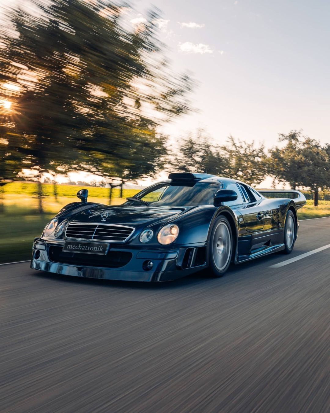 1080x1351 Majestic Mercedes CLK GTR Super Sport offered in dark blue [1080 × 1351]