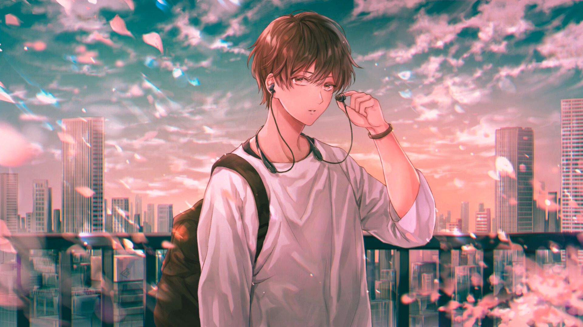 1920x1080 Cool Boy Anime PC Wallpaper