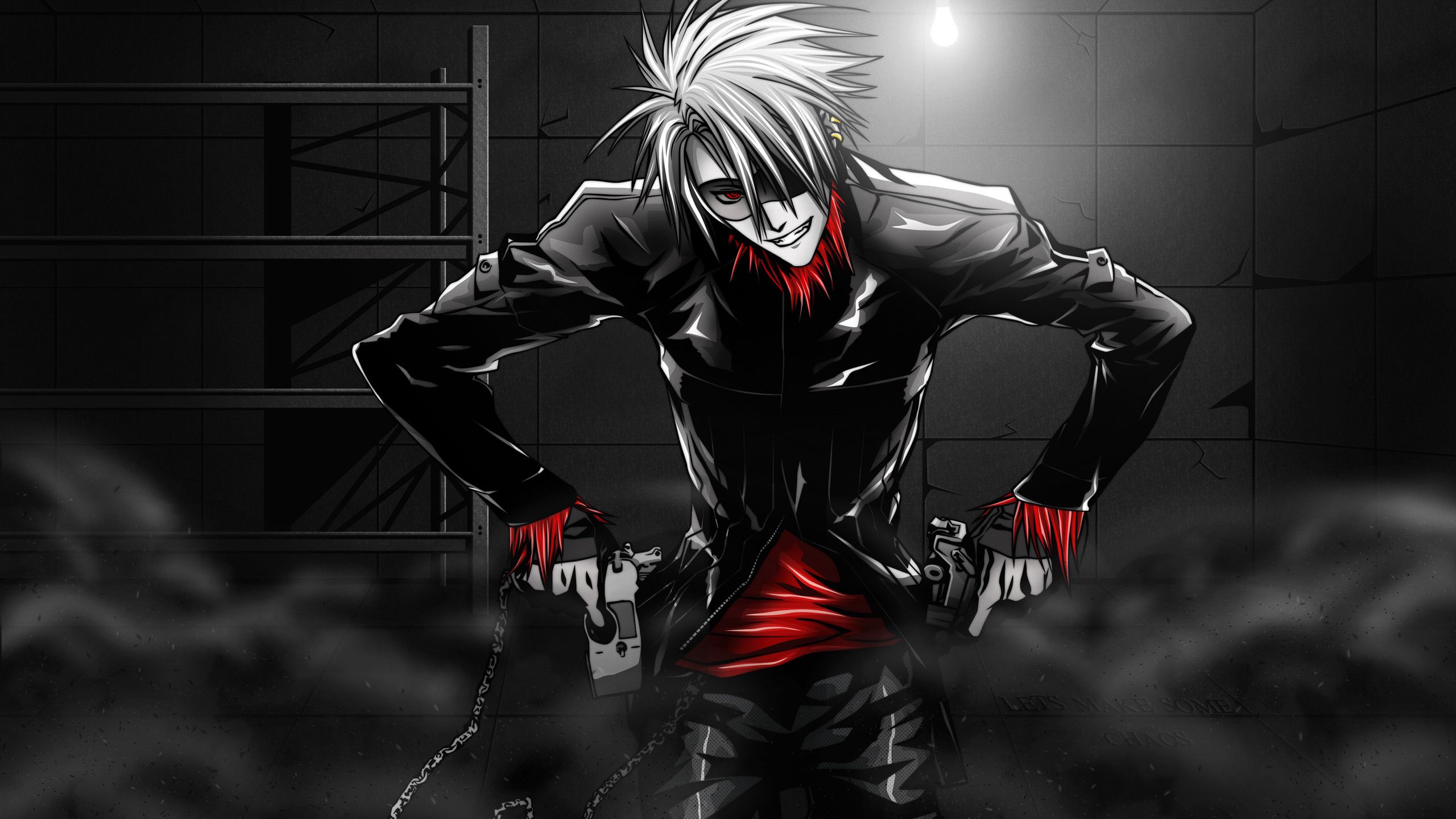 2560x1440 Anime Boy Demon Wallpaper 22331