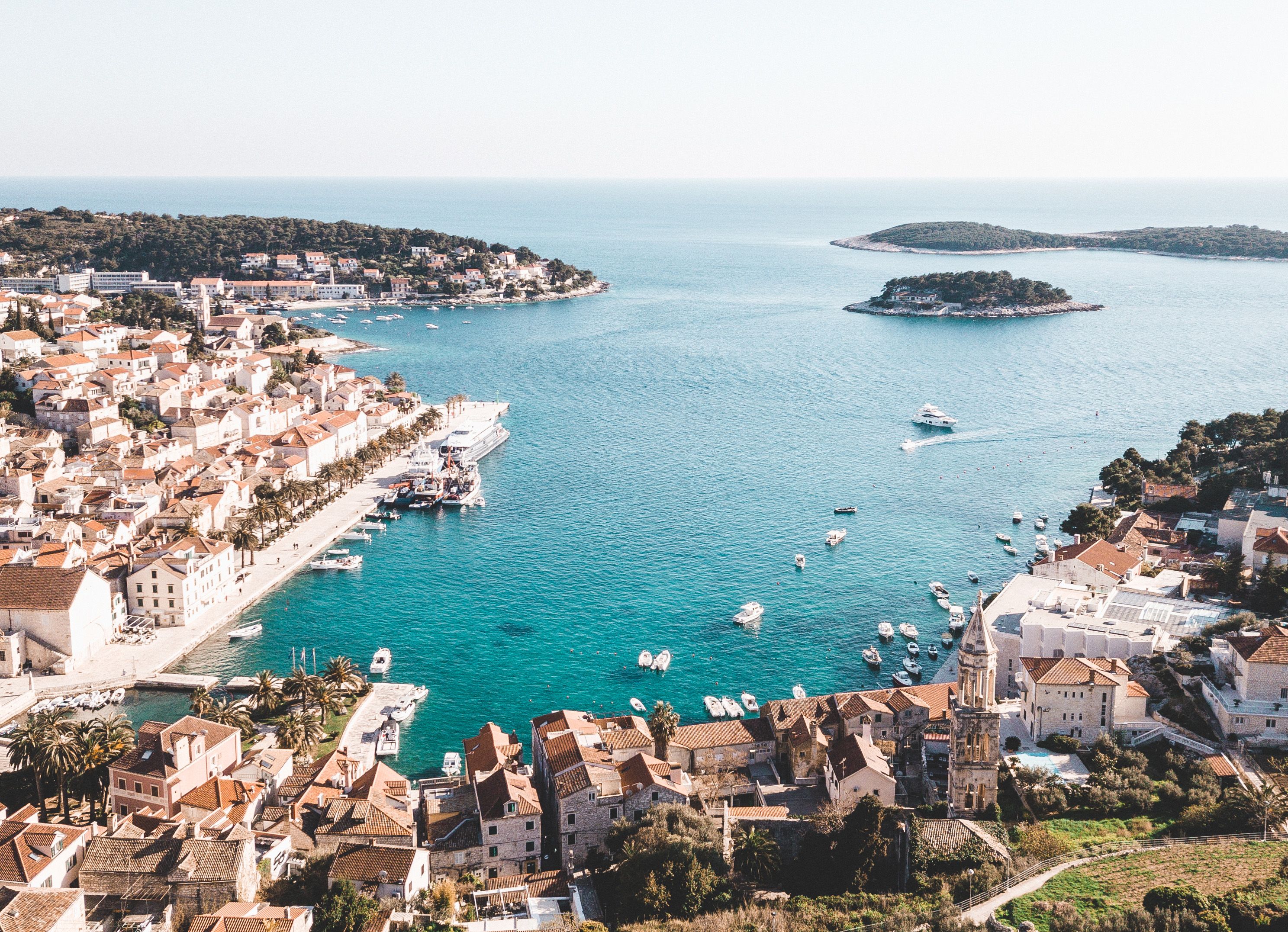 2976x2154 HVAR TOWN CROATIA. ISLAND HVAR. Adriatica Charter- Day Tours