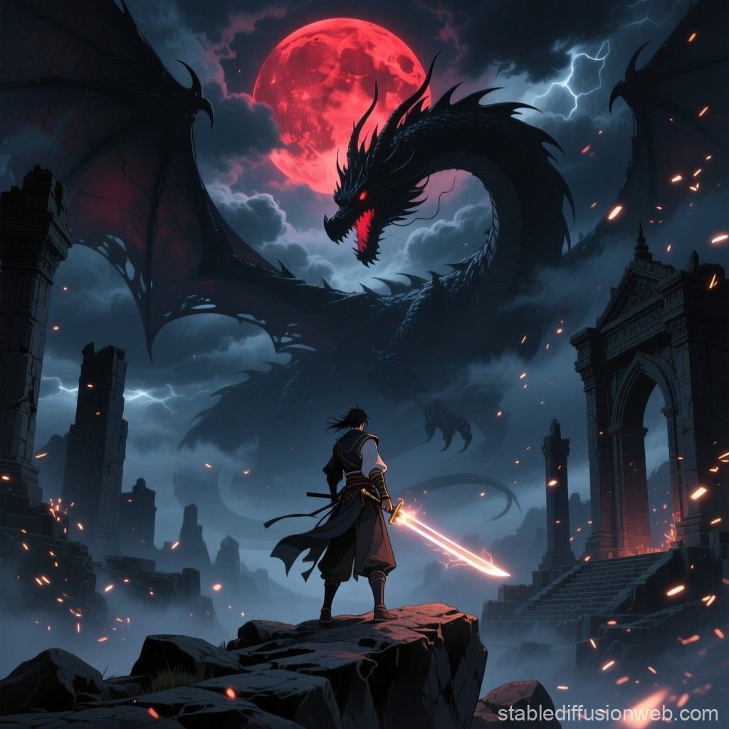 1024x1024 anime background 4k dark fantasy Prompts. Stable Diffusion Online